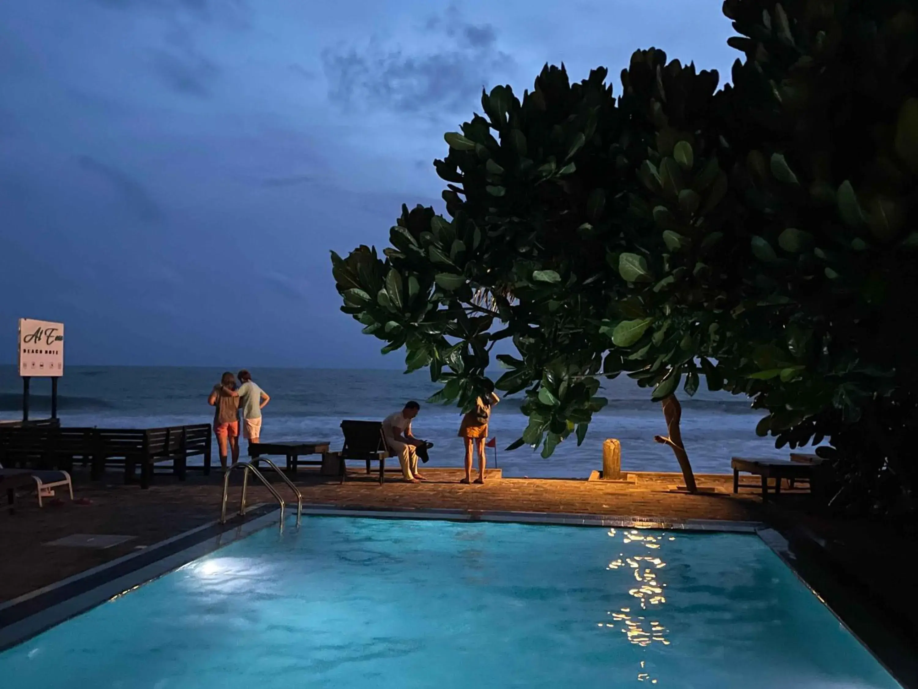 Swimming pool in At Ease Beach Hotel Swimming pool in At Ease Beach Hotel