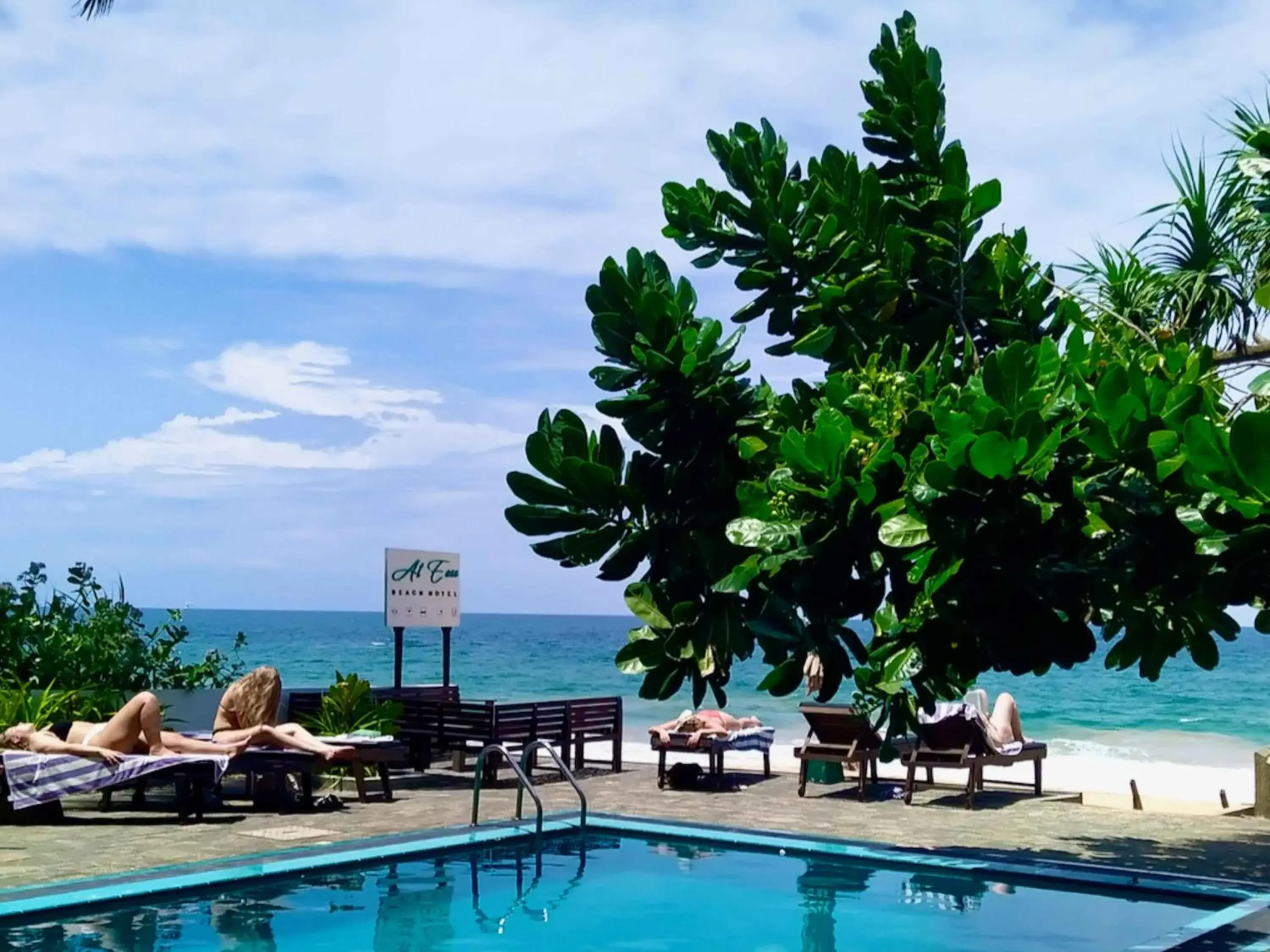 Sea view in At Ease Beach Hotel Sea view in At Ease Beach Hotel