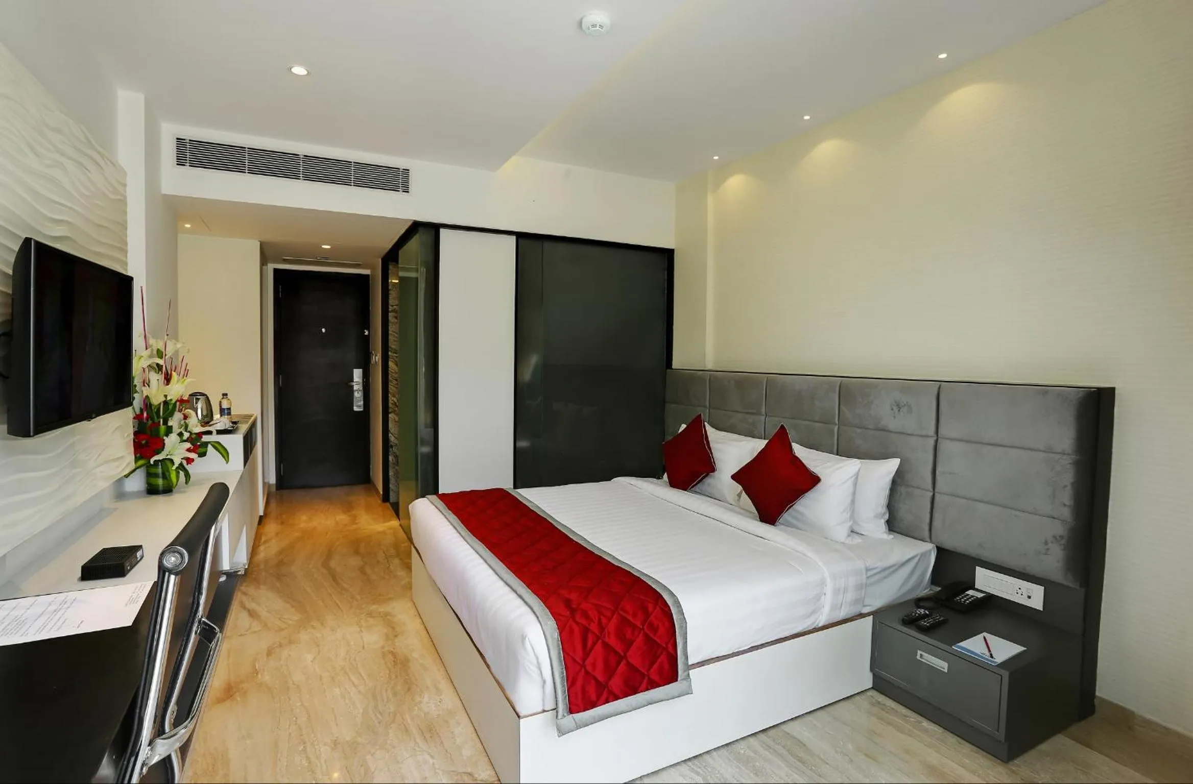 Bedroom, Bed in Bhagini Icon Premier Hotel