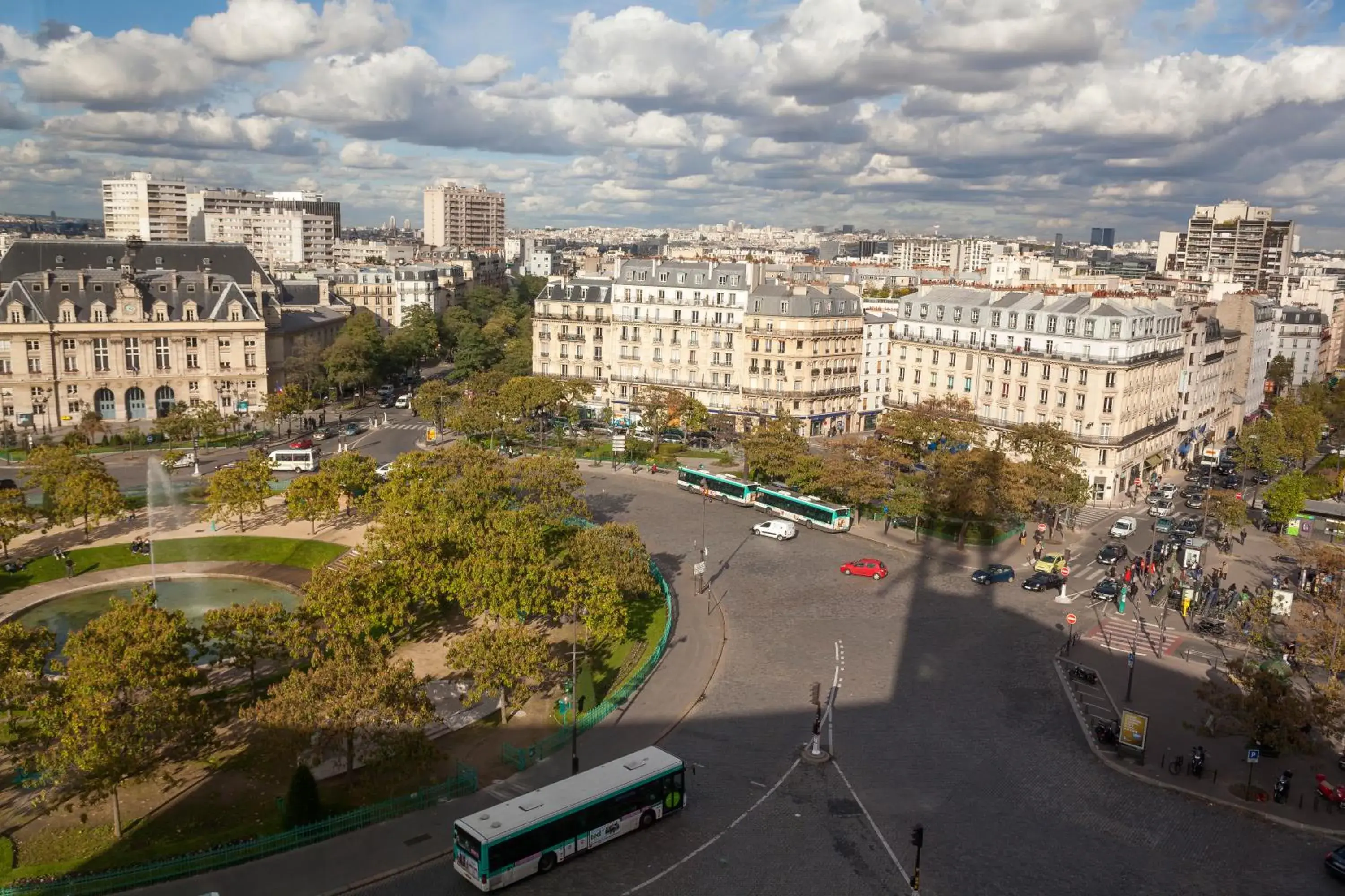 Bird's eye view in Hôtel de la Place des Alpes