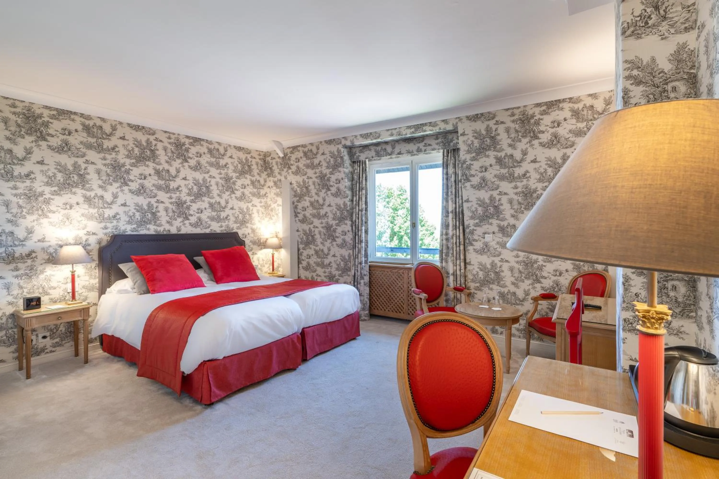 Bed in Le Manoir De La Poterie & Spa