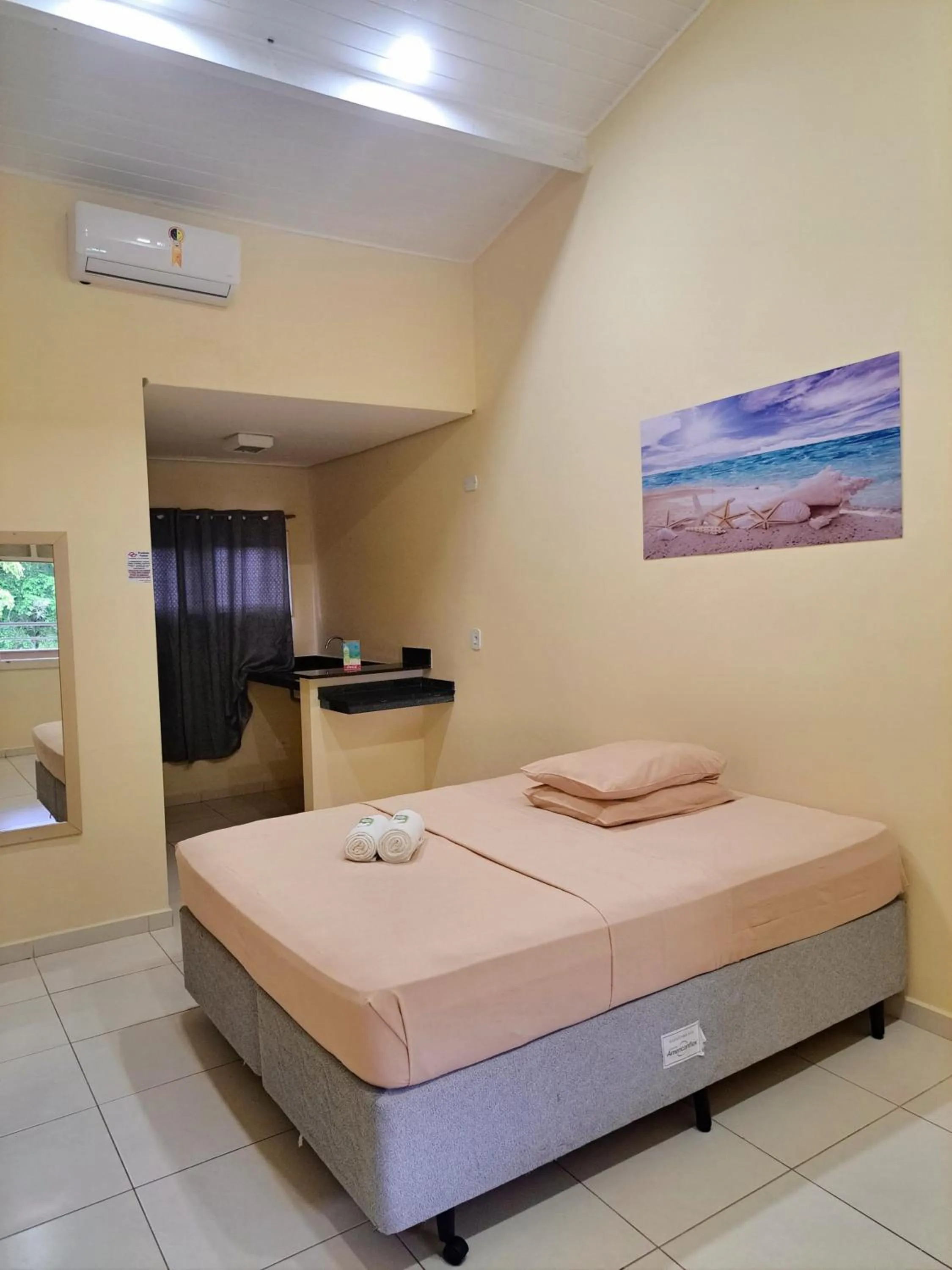 Bed in Pousada Porto do Rio