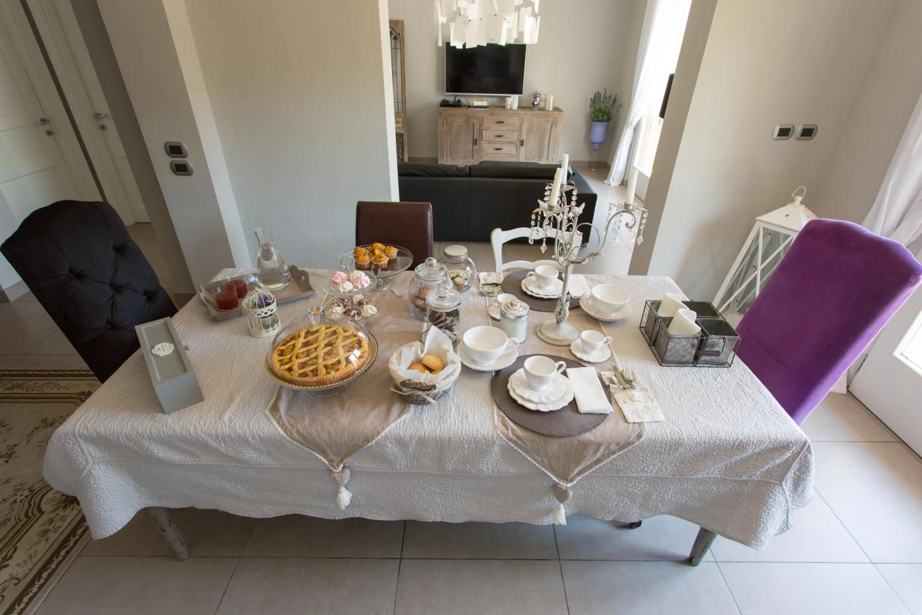 Italian breakfast in Casa Montalgallo