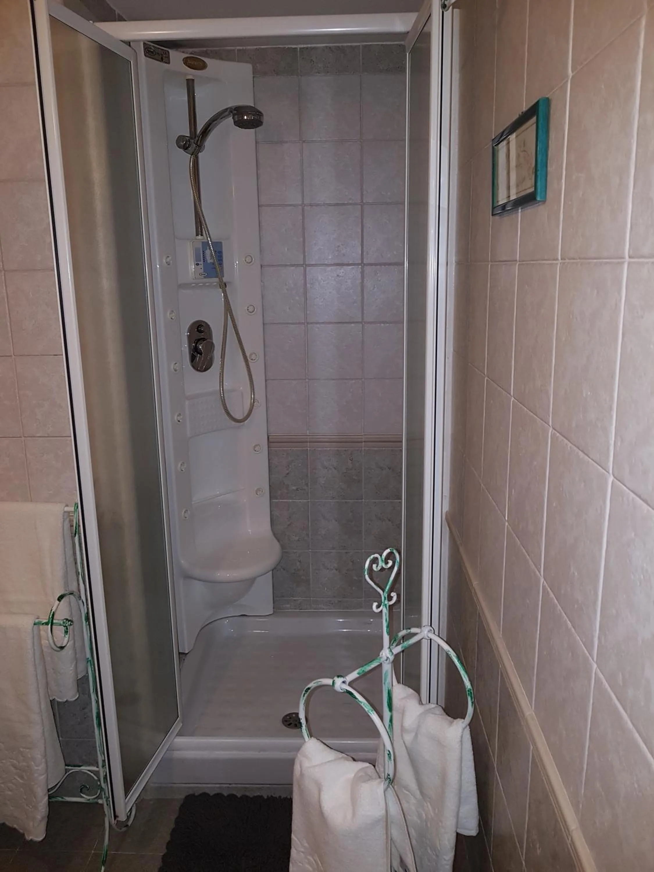 Shower in B&B Vista su Roma