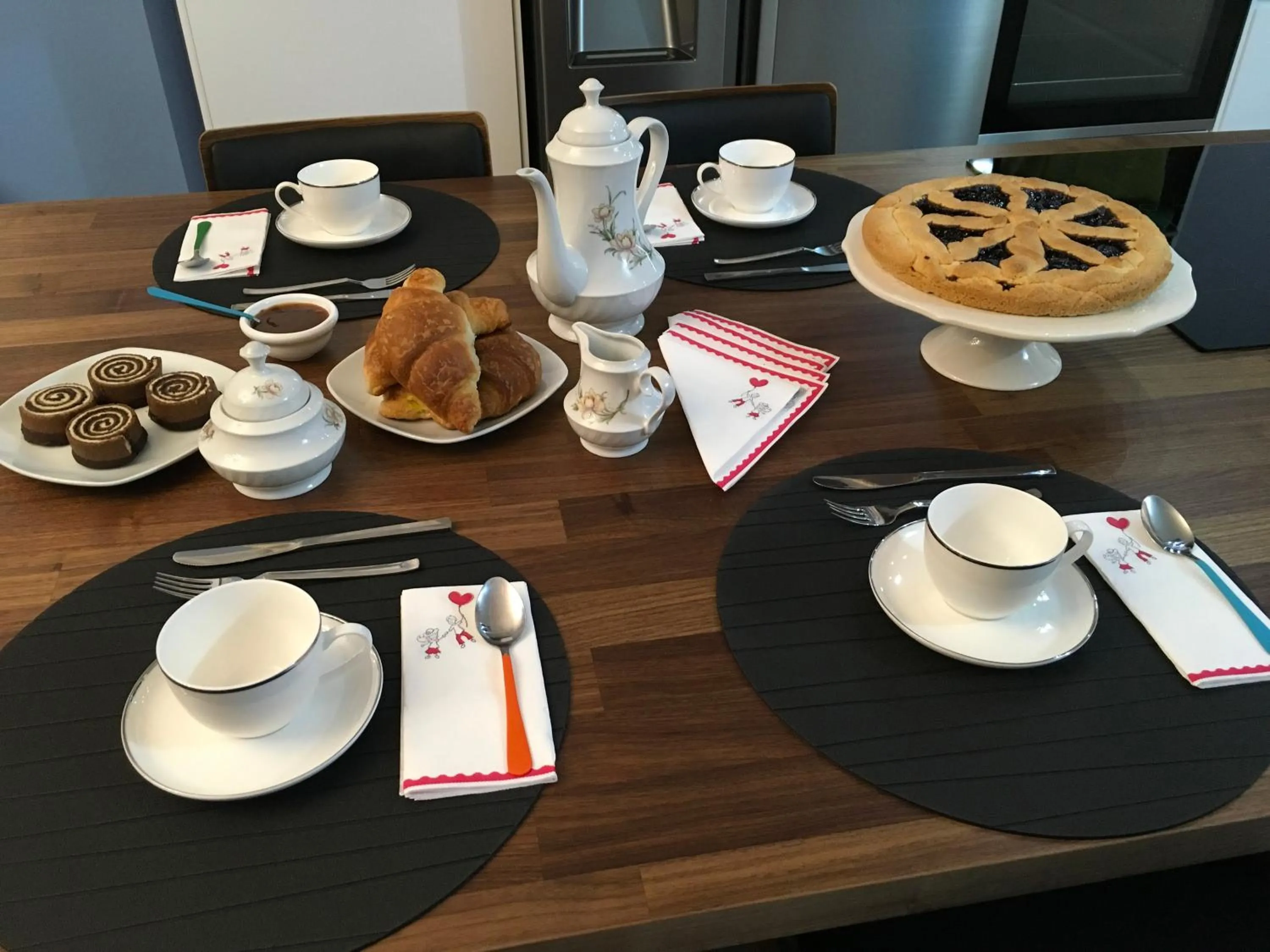 Italian breakfast in B&B Vista su Roma