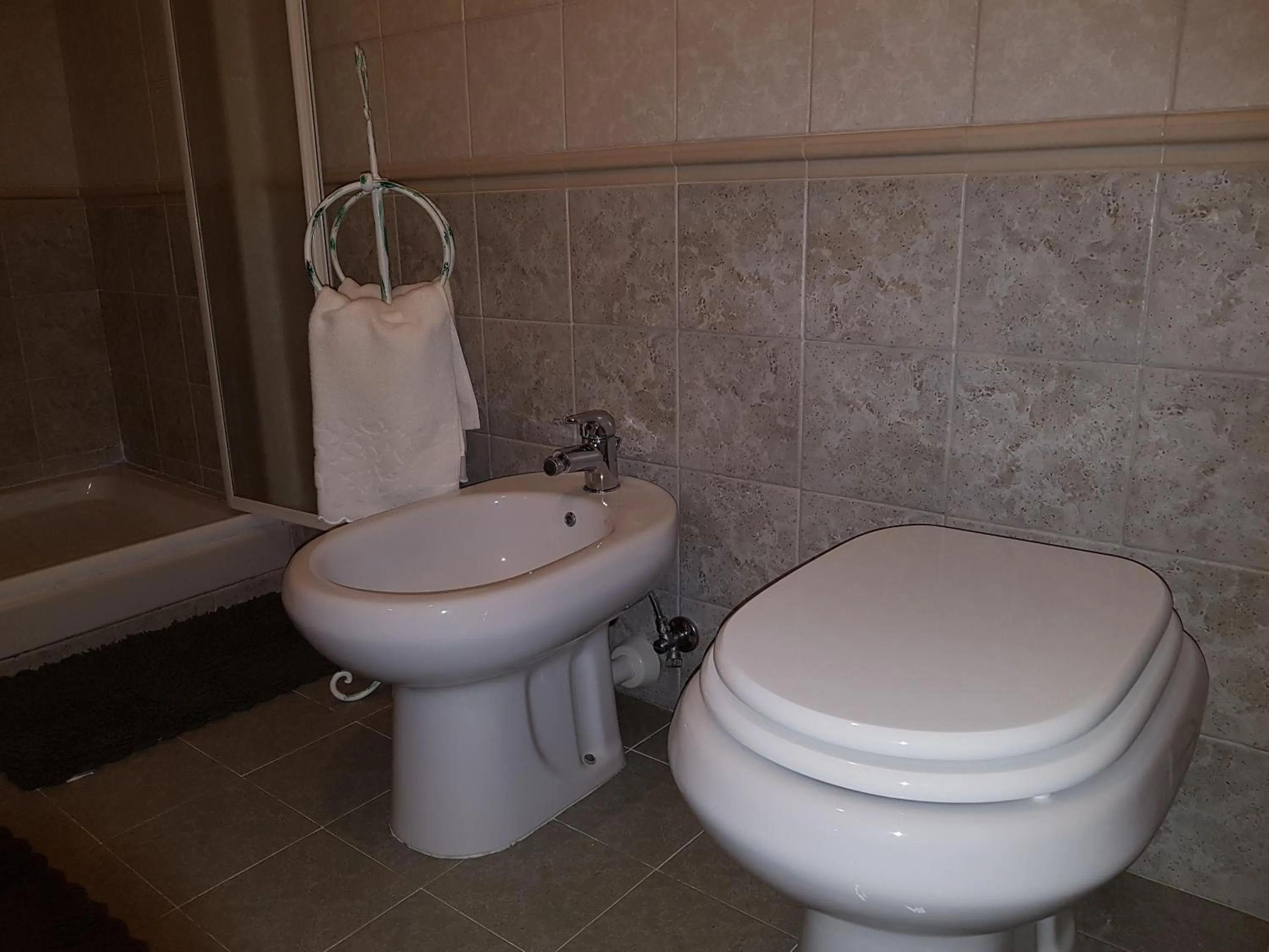 Bathroom in B&B Vista su Roma