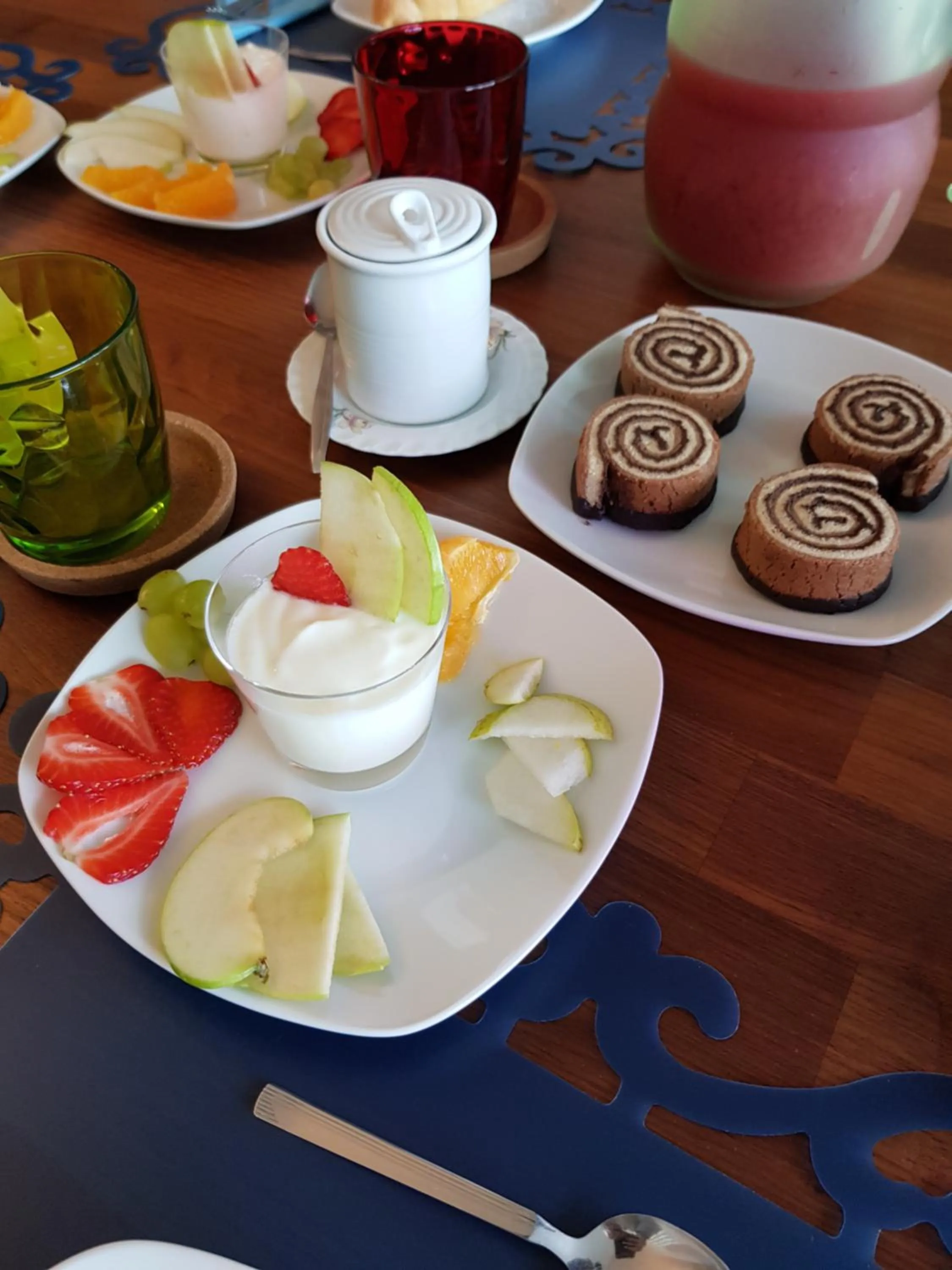 Italian breakfast in B&B Vista su Roma