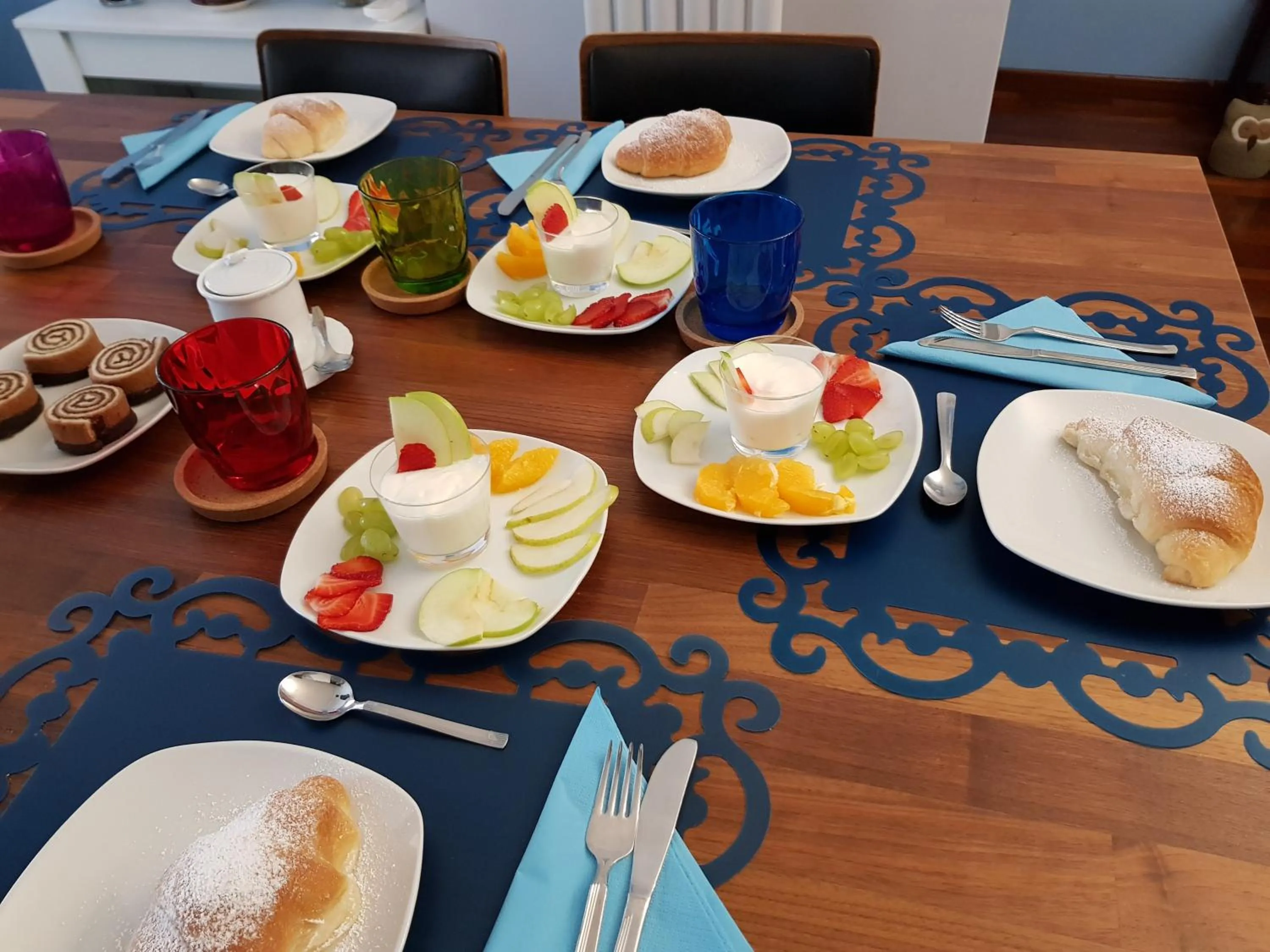Italian breakfast in B&B Vista su Roma