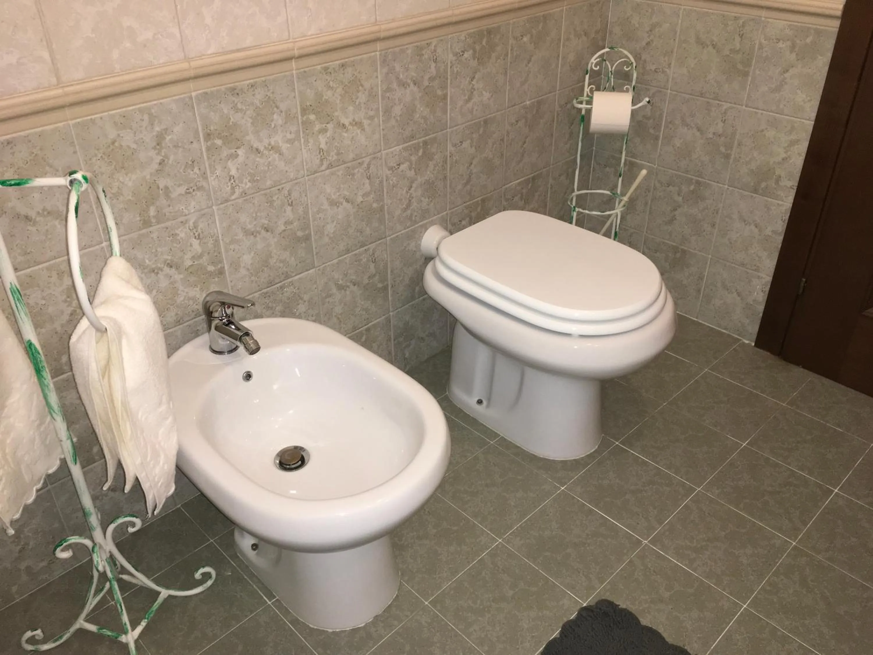 Bathroom in B&B Vista su Roma