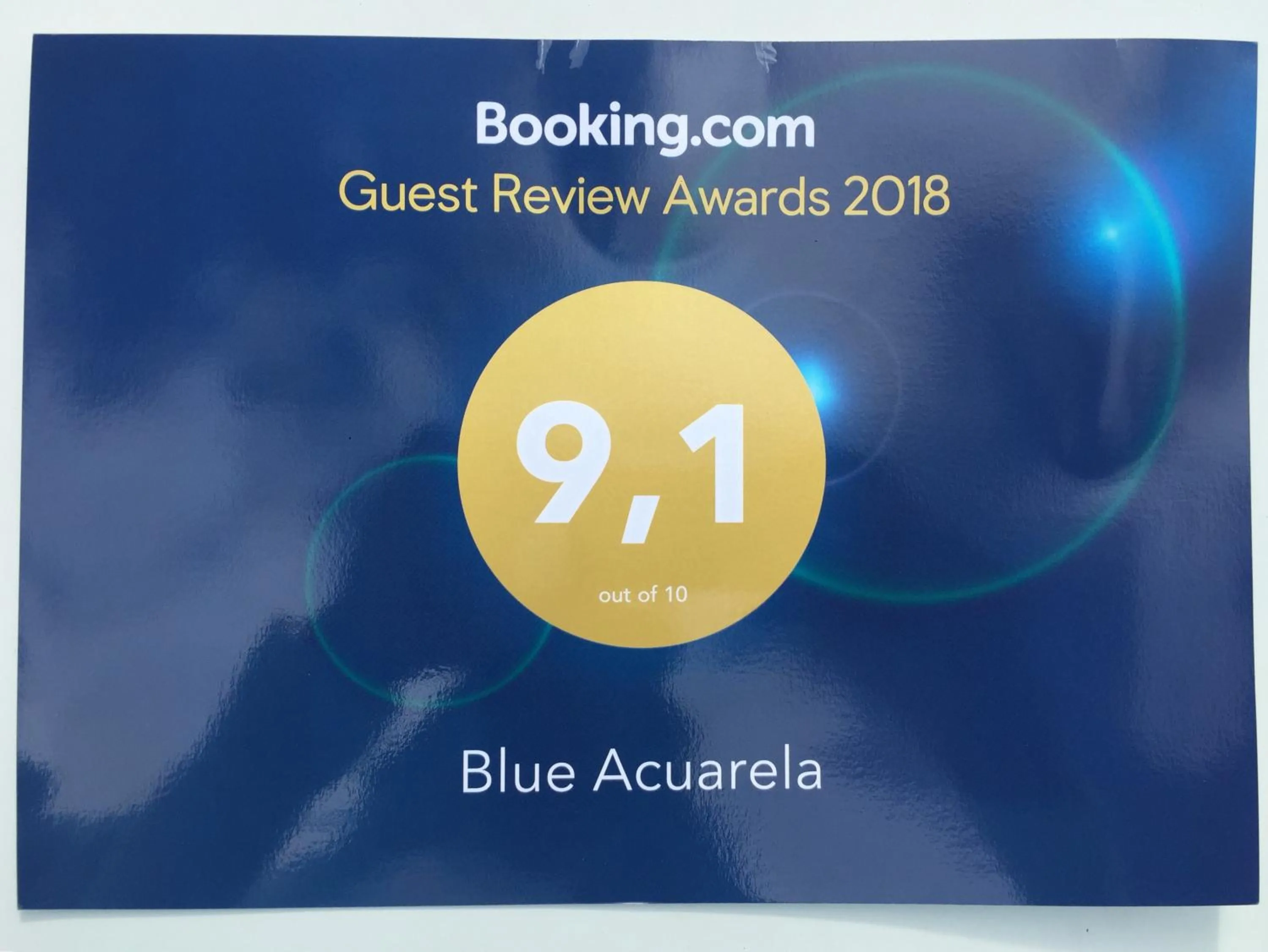 Blue Acuarela
