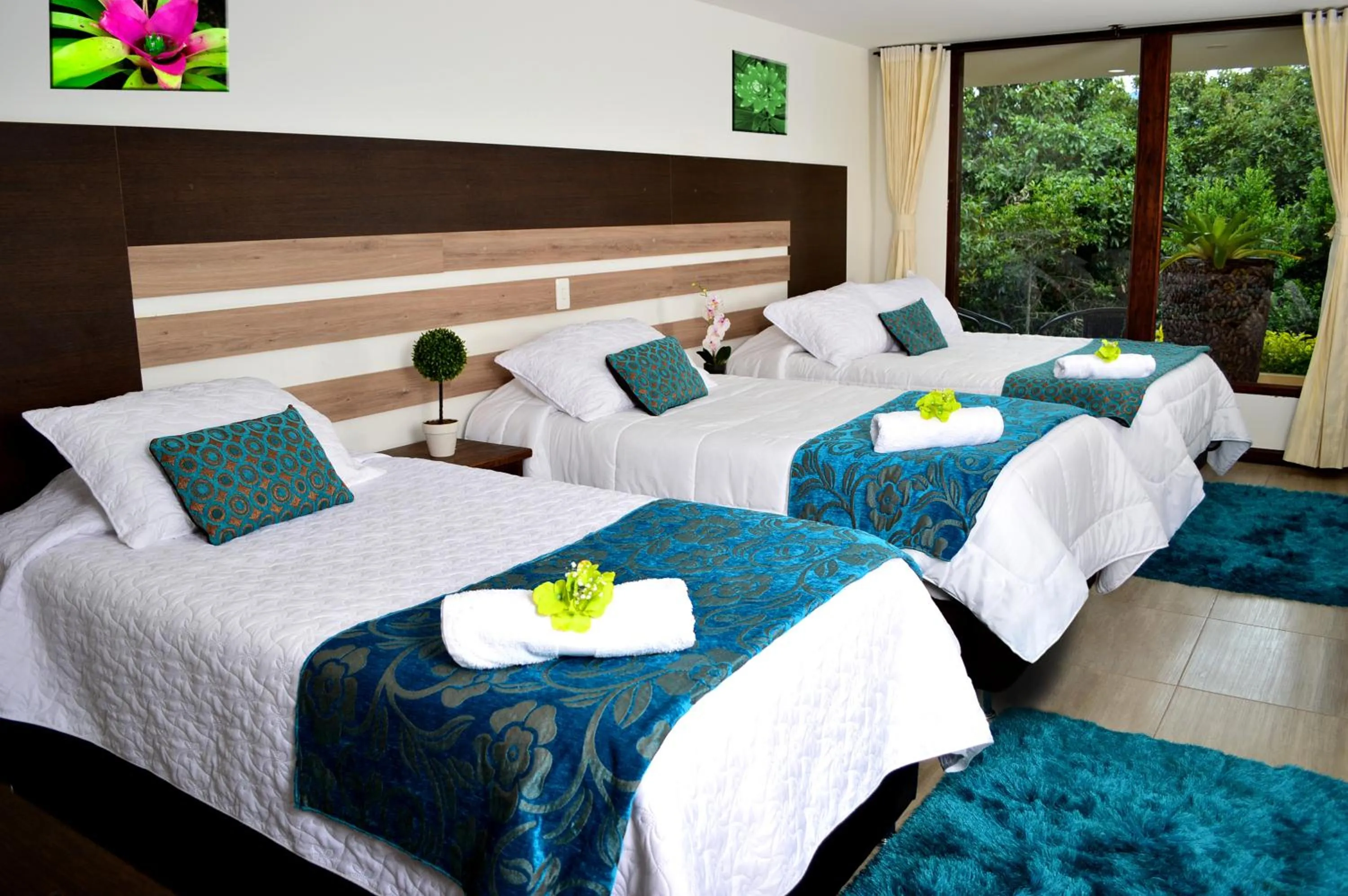 Bed in Hotel Campestre La Periquera