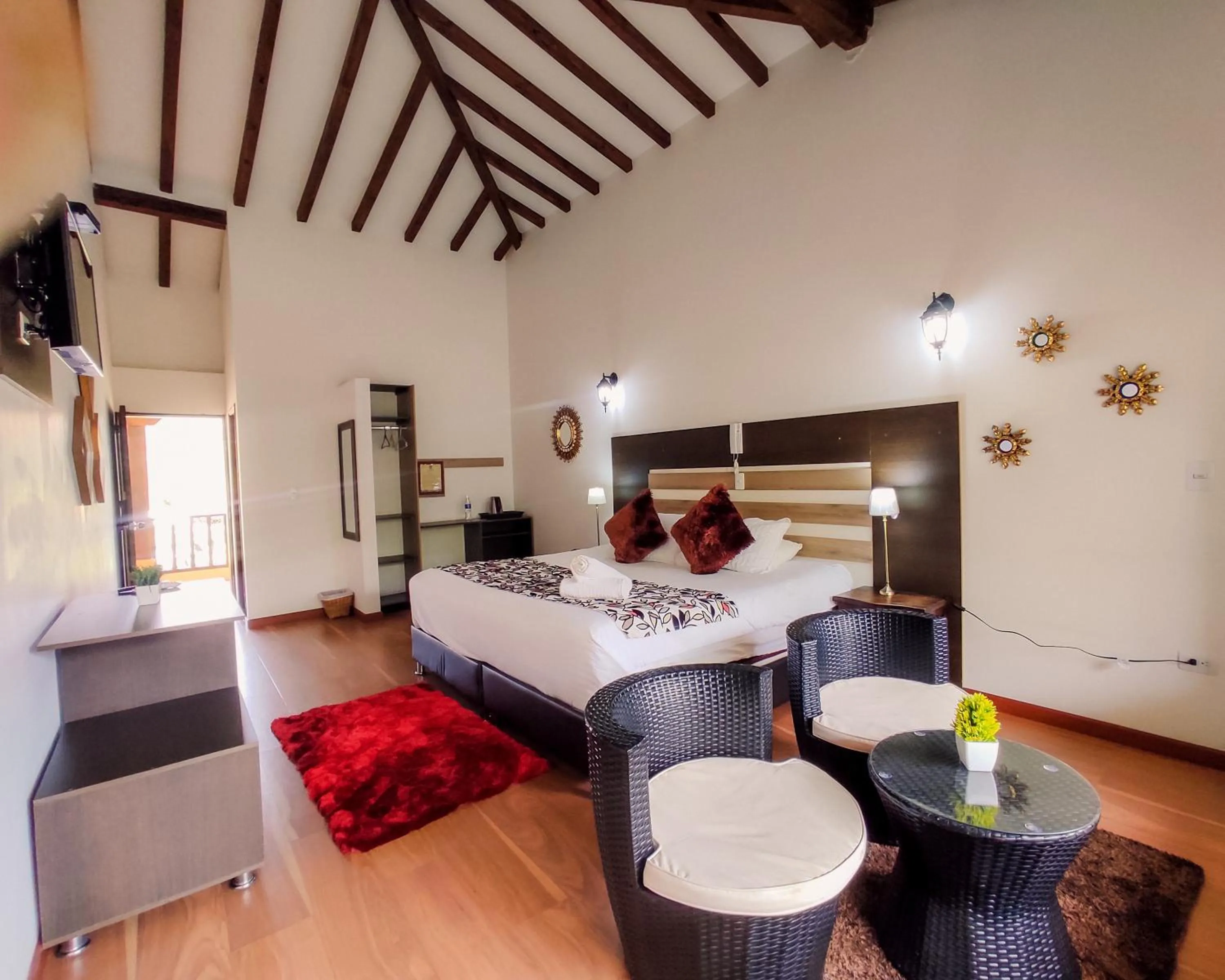 Bed in Hotel Campestre La Periquera