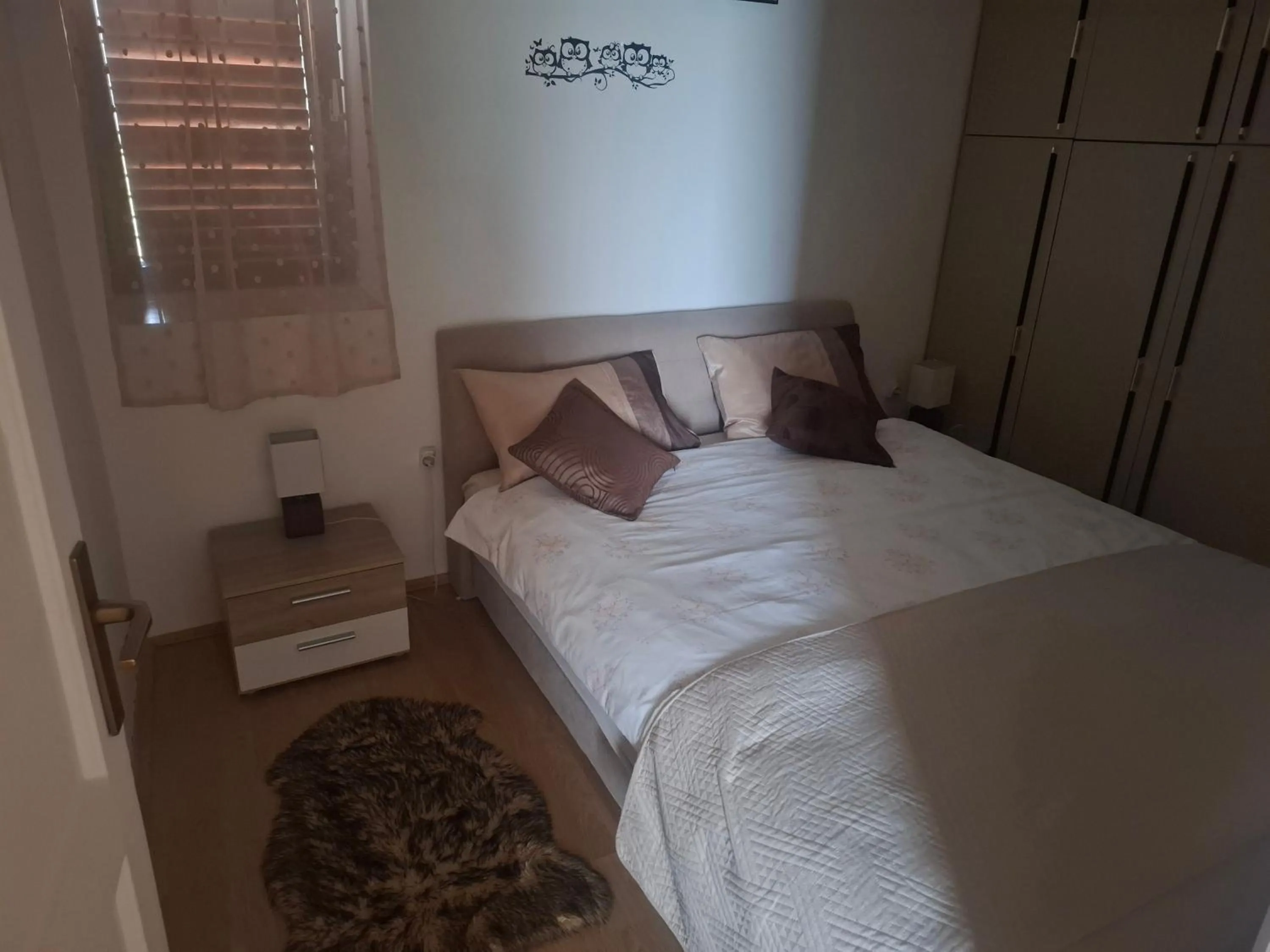 Bed in Apartment Nika