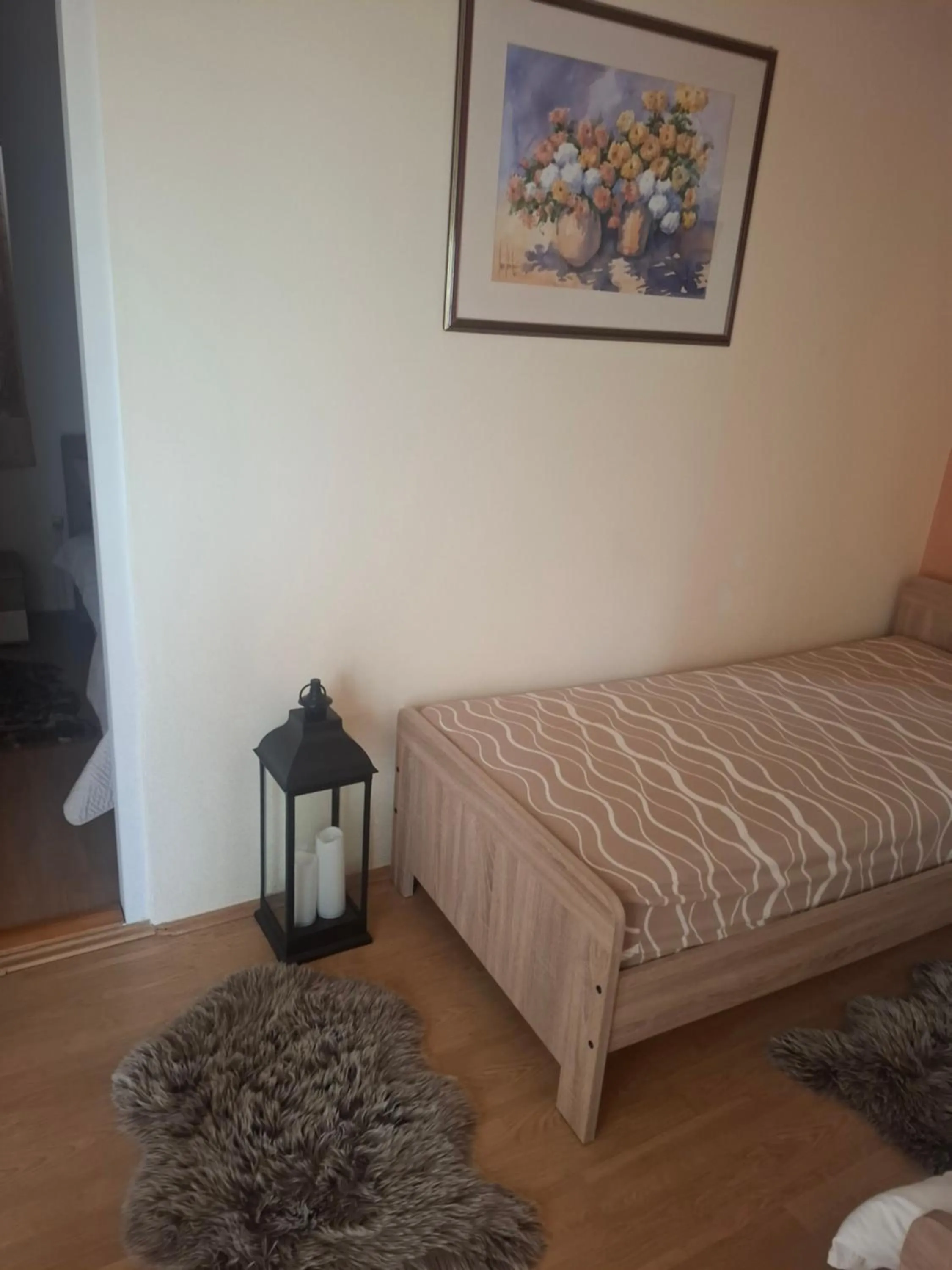 Bed in Apartment Nika