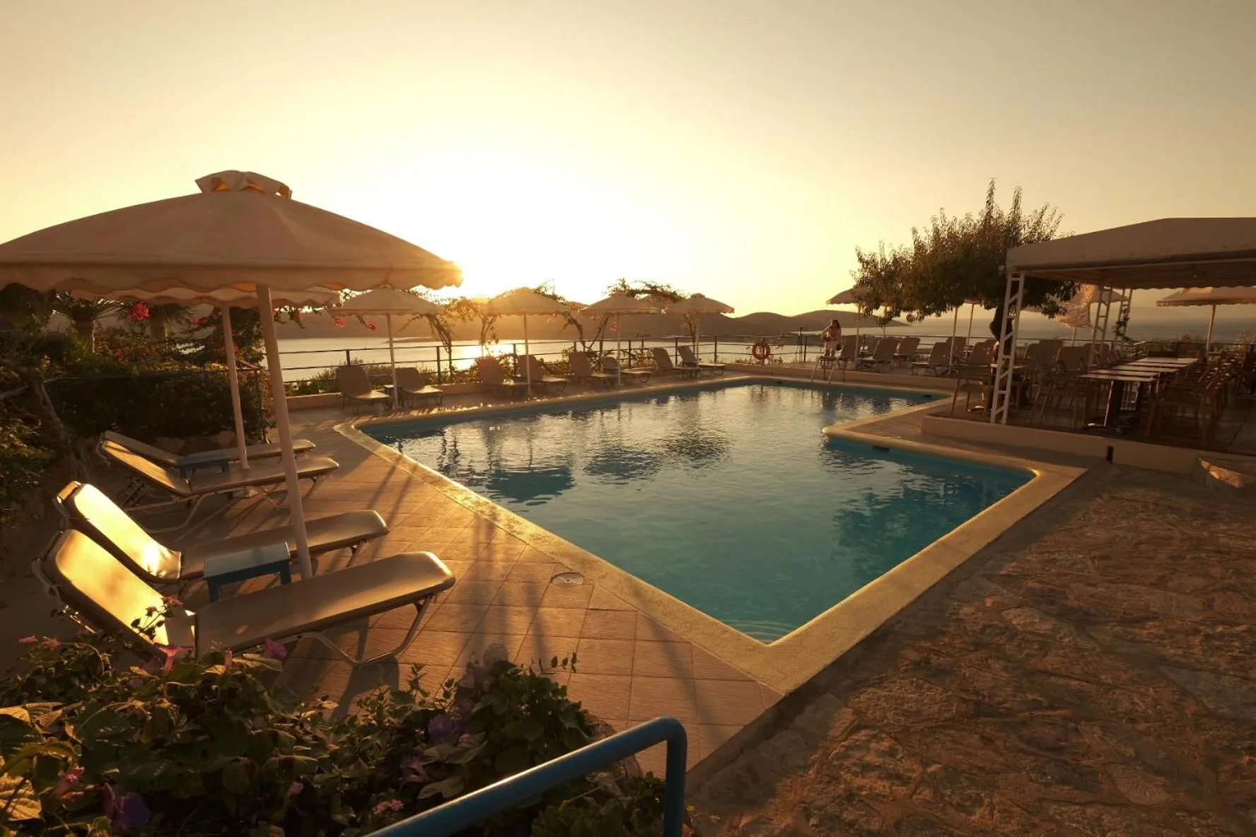 Swimming pool in Elounda Heights (Adults Only)