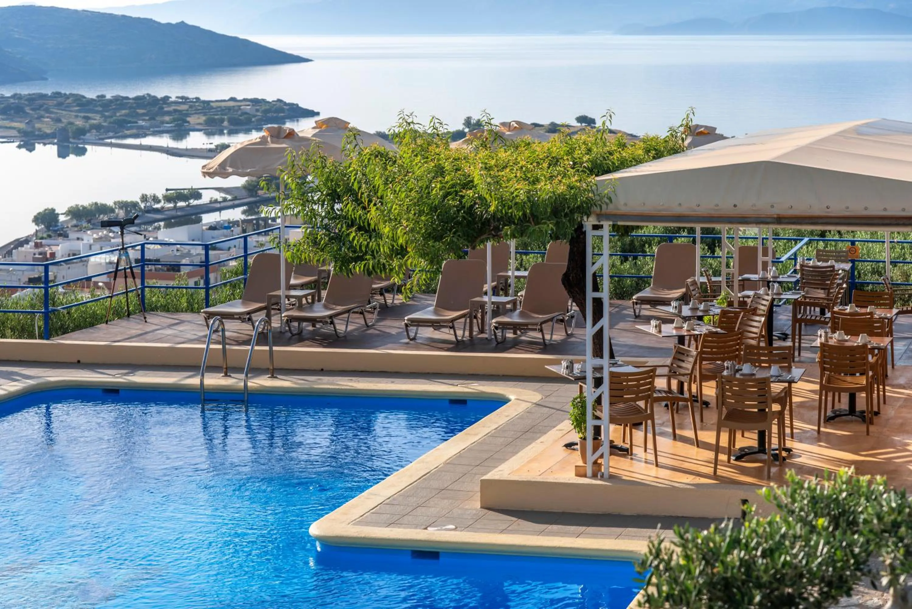 Pool view in Elounda Heights (Adults Only)