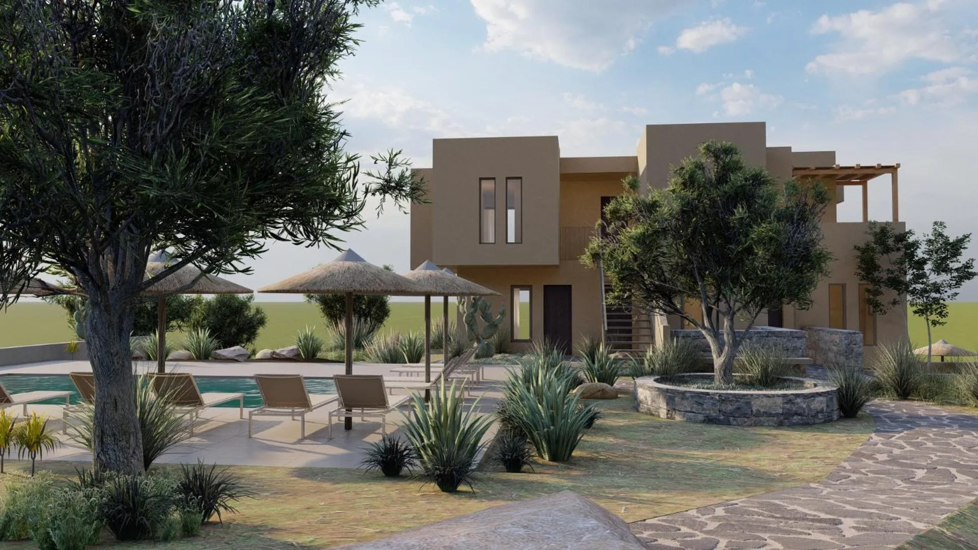 Garden in Elounda Heights (Adults Only)