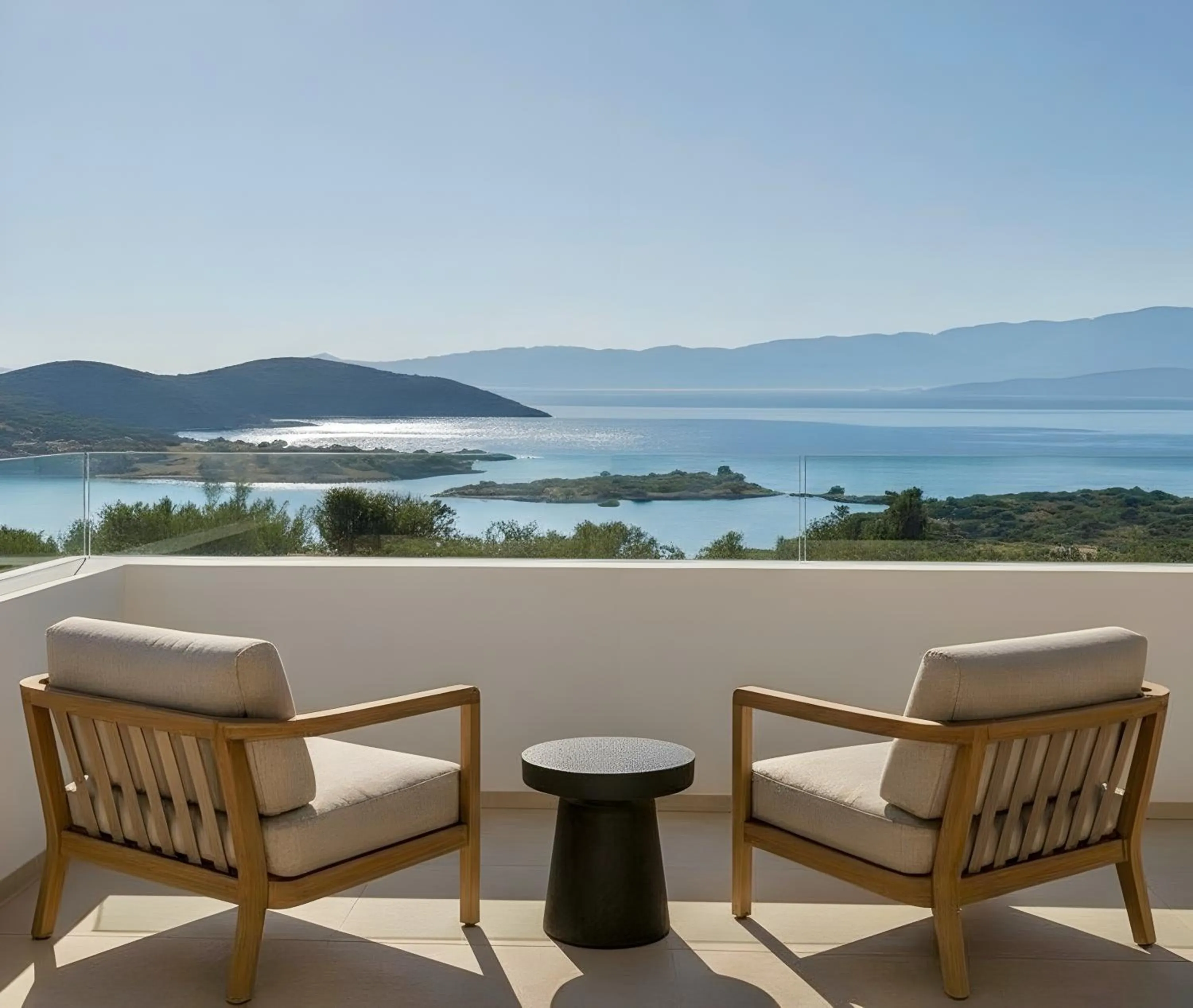 Balcony/Terrace in Elounda Heights (Adults Only)