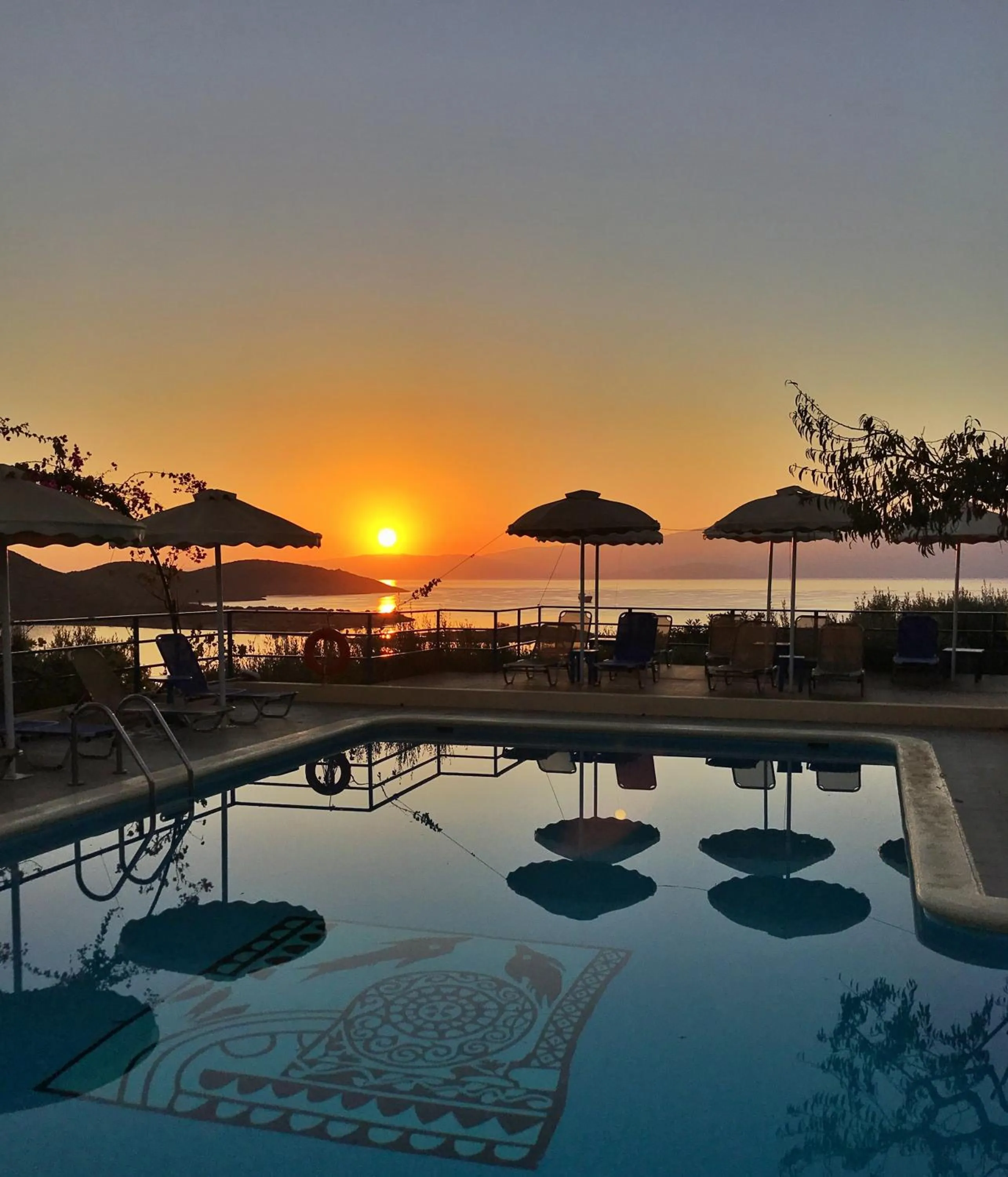 Swimming pool in Elounda Heights (Adults Only)