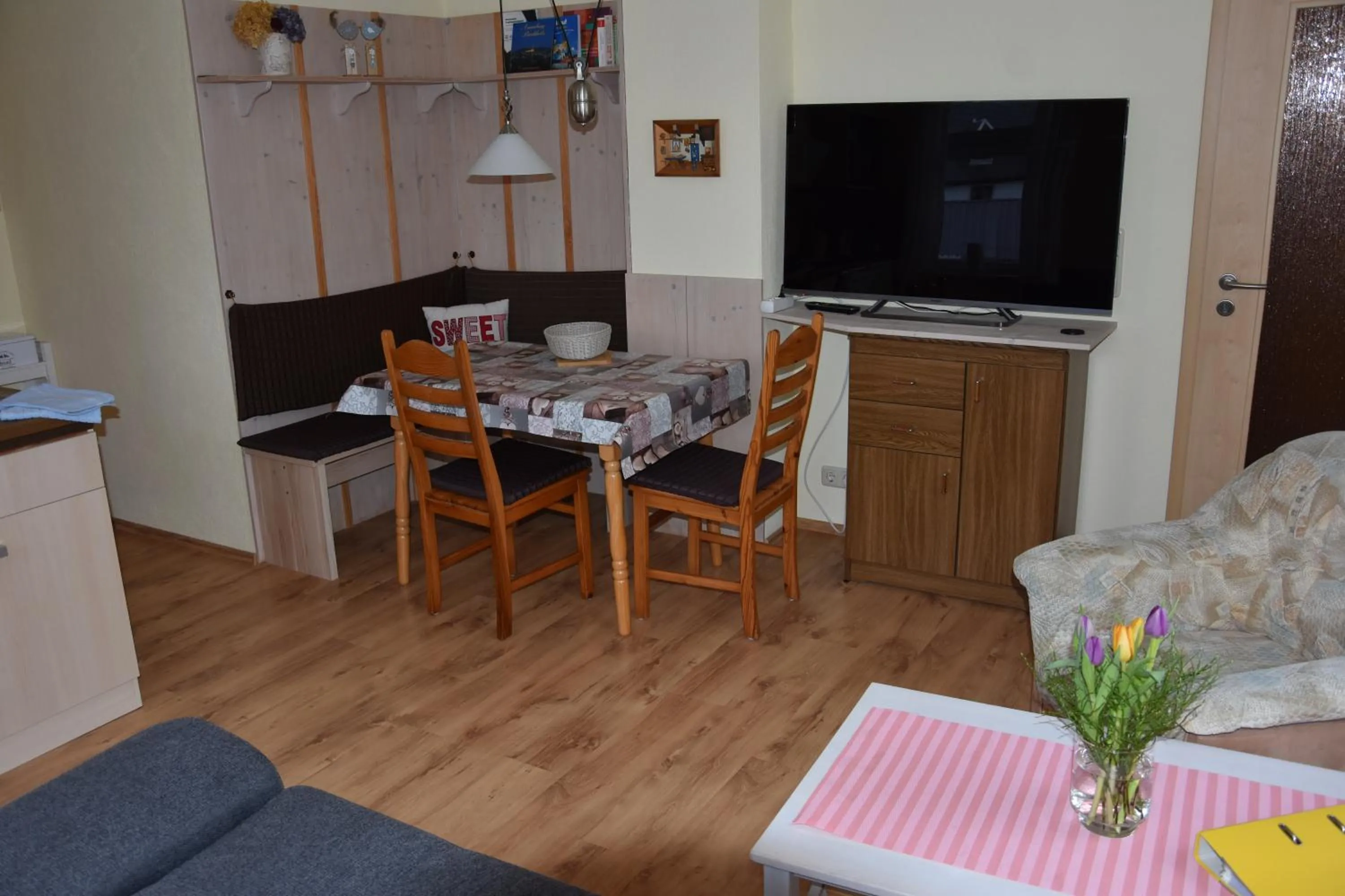 Dining area in Ferienwohnung Werner