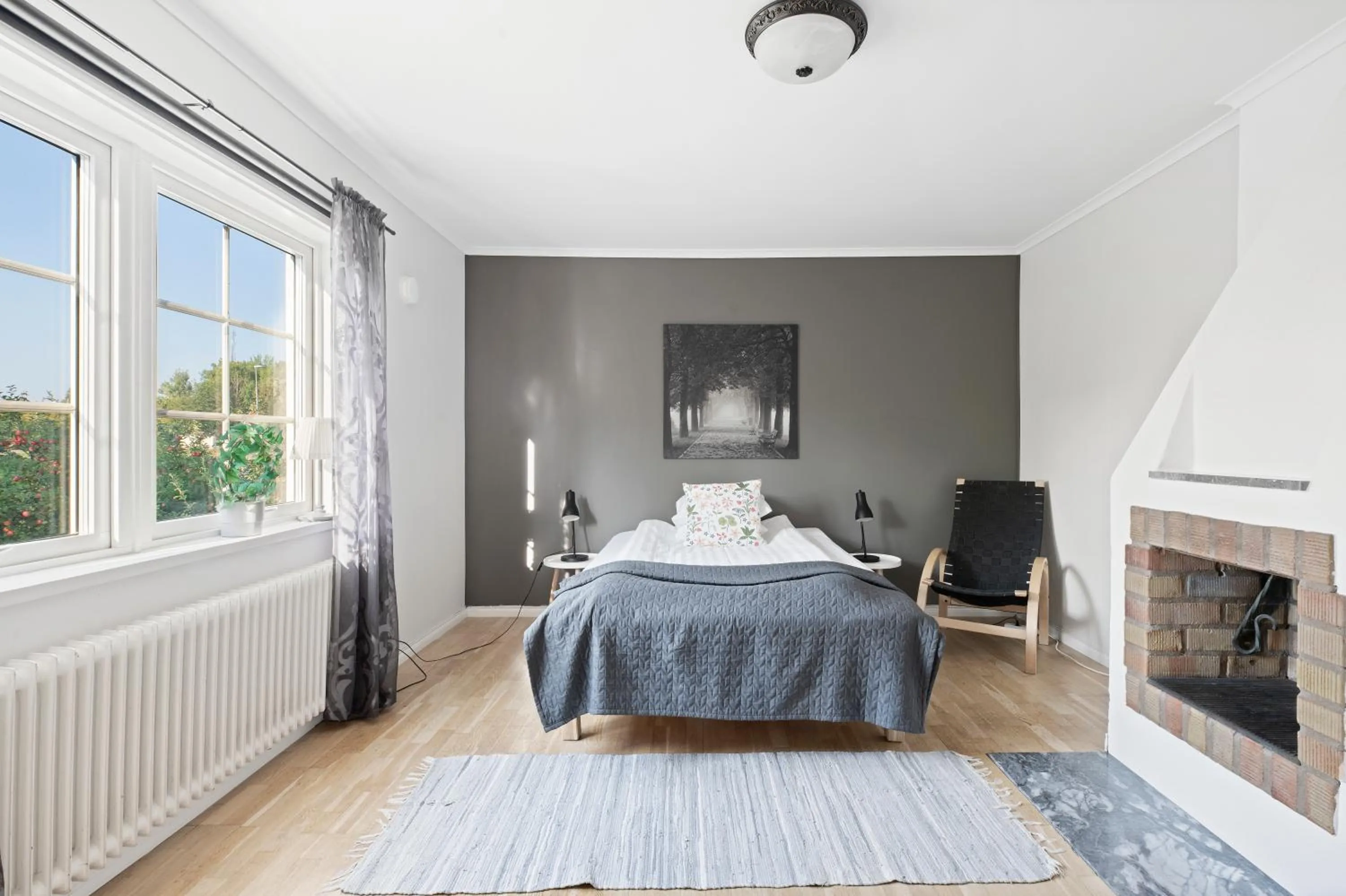 Bed in Uppsala Lägenhetshotell