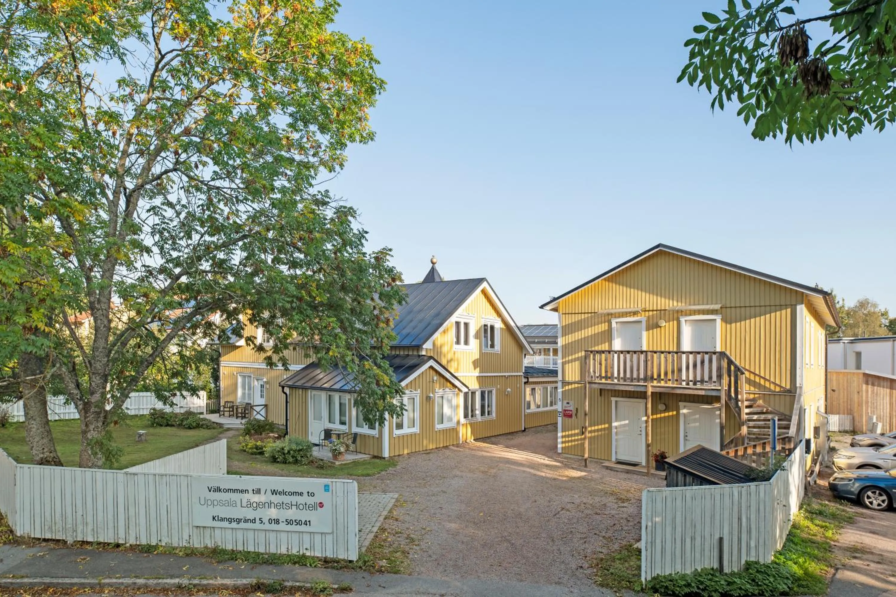 Property building in Uppsala Lägenhetshotell