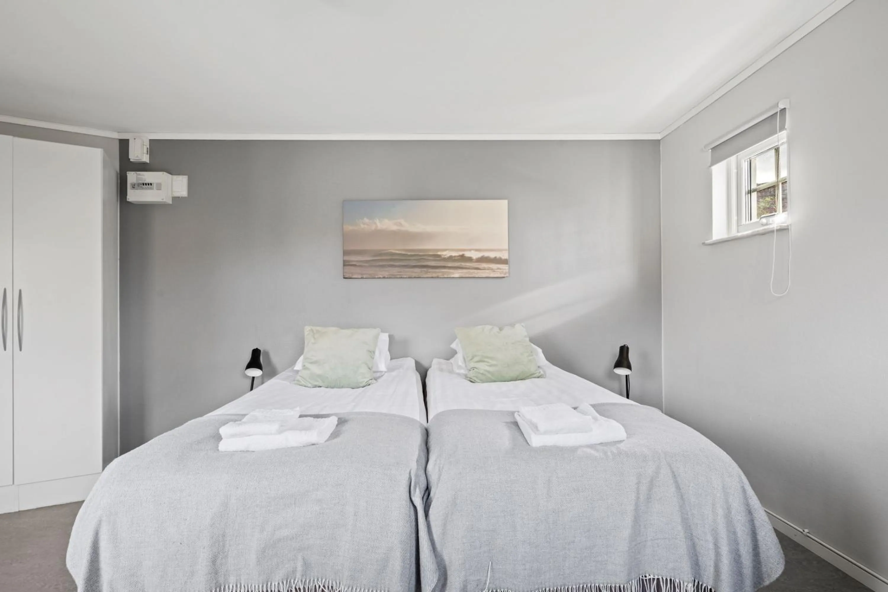 Bed in Uppsala Lägenhetshotell