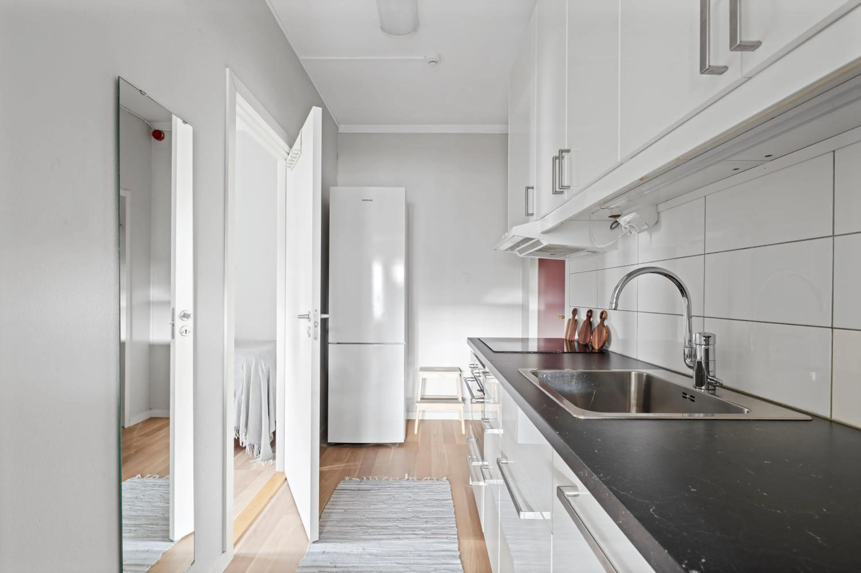 microwave in Uppsala Lägenhetshotell