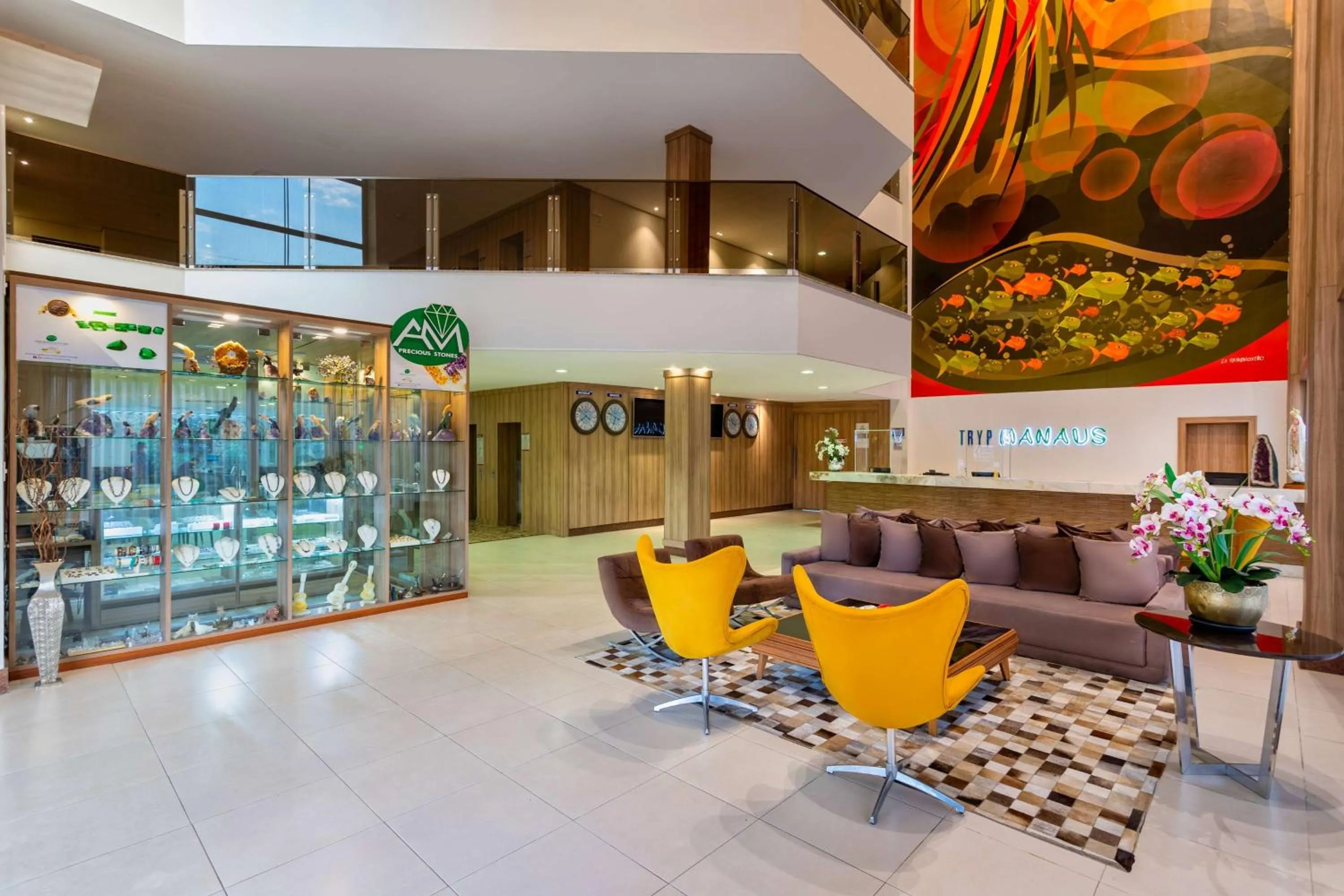 Lobby or reception in TRYP by Wyndham Manaus Aeroporto