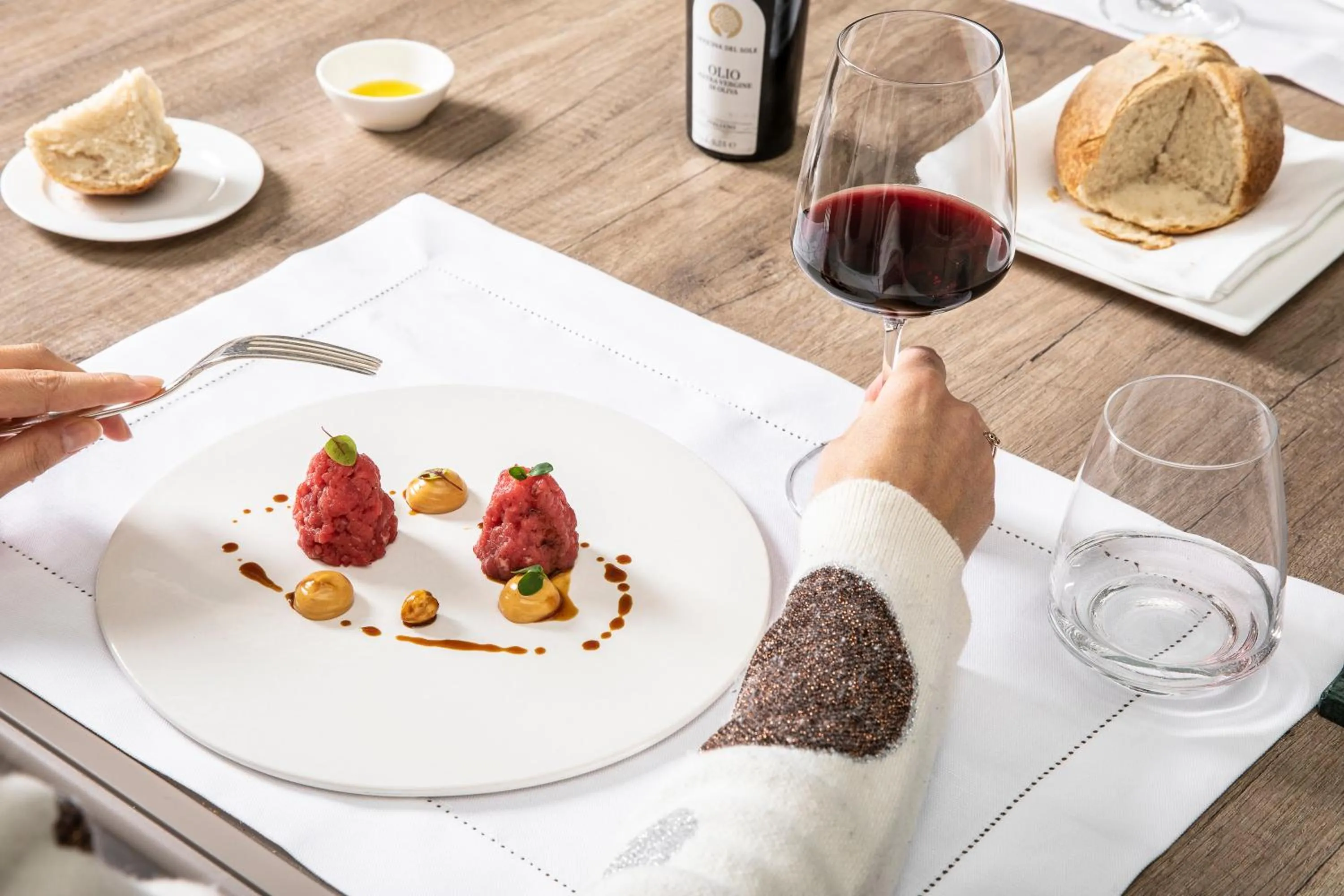 Food and drinks in Officina del Sole