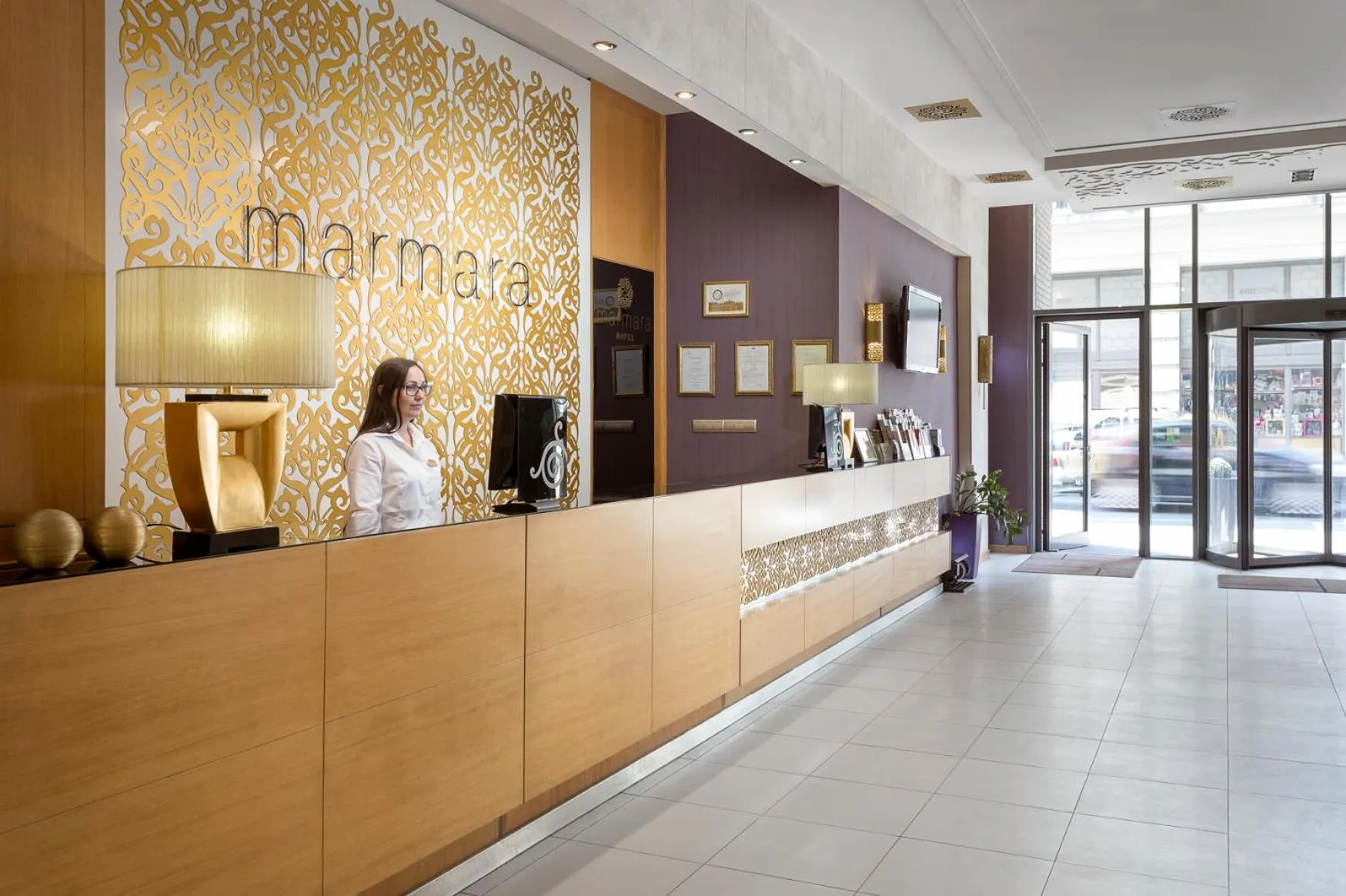Lobby or reception in Marmara Hotel Budapest