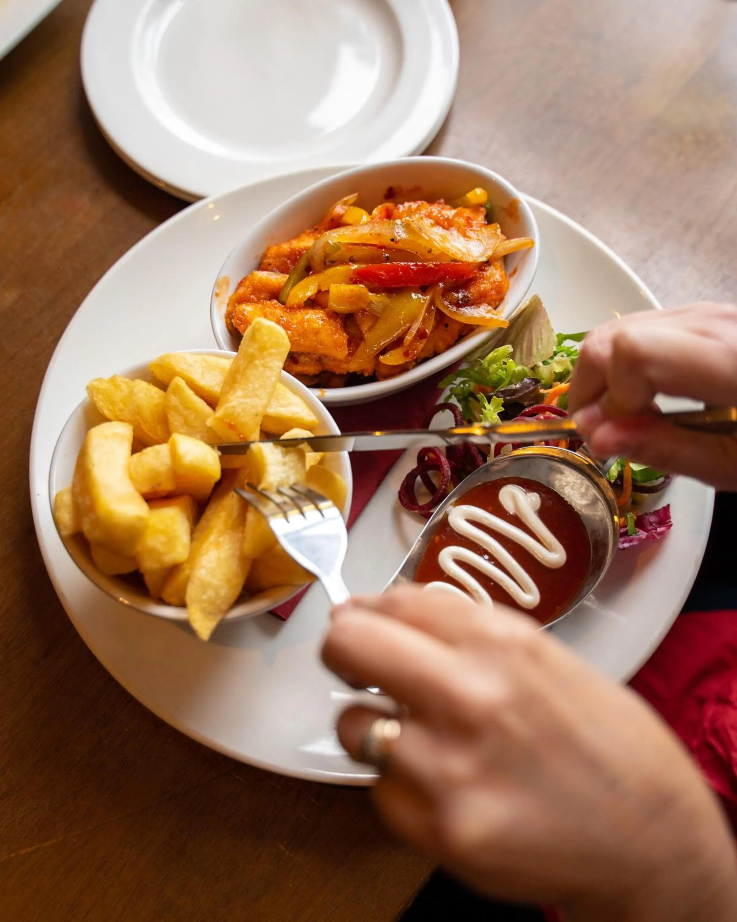 Food in Dunsilly Hotel