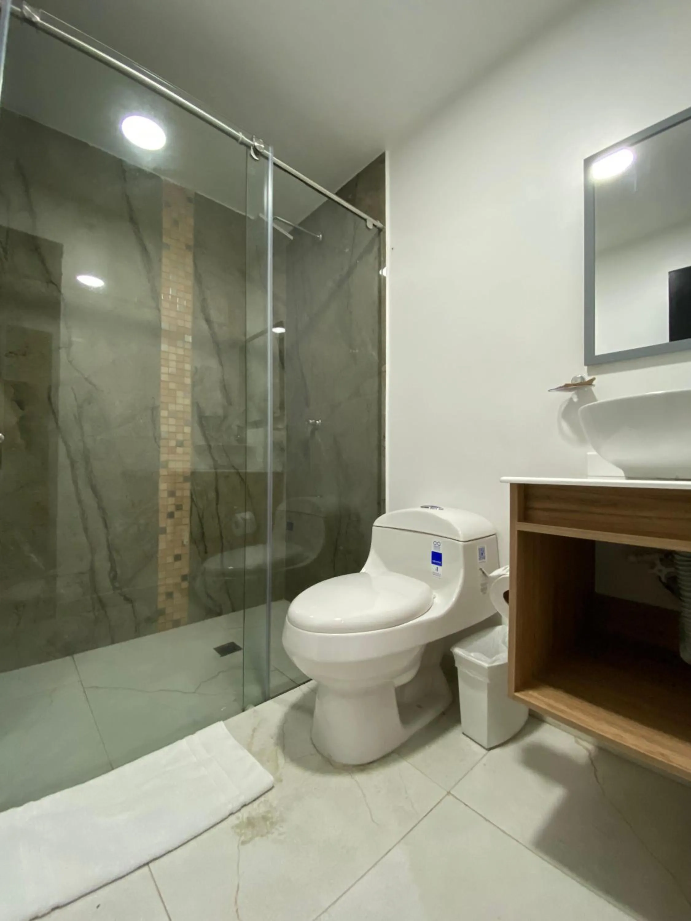 Shower in Hotel Portofino