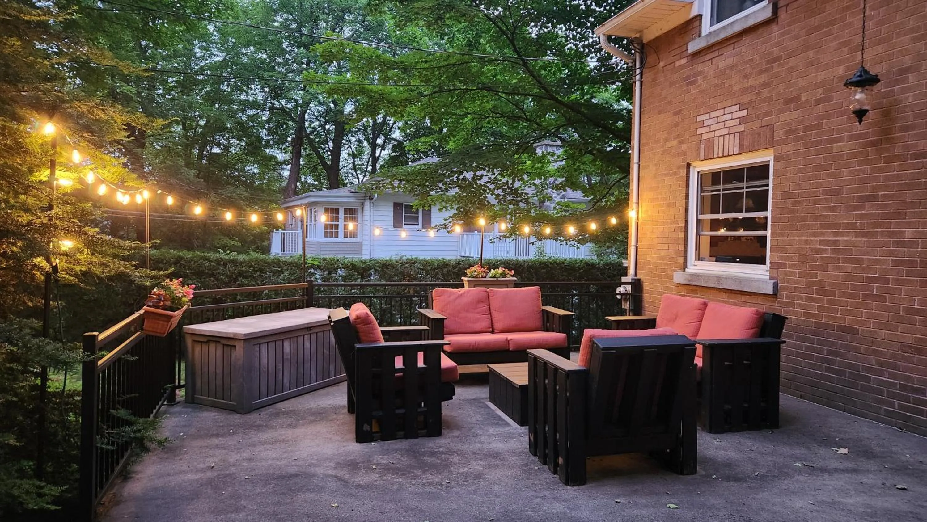 Patio in Gîte La Belle Aventure B&B