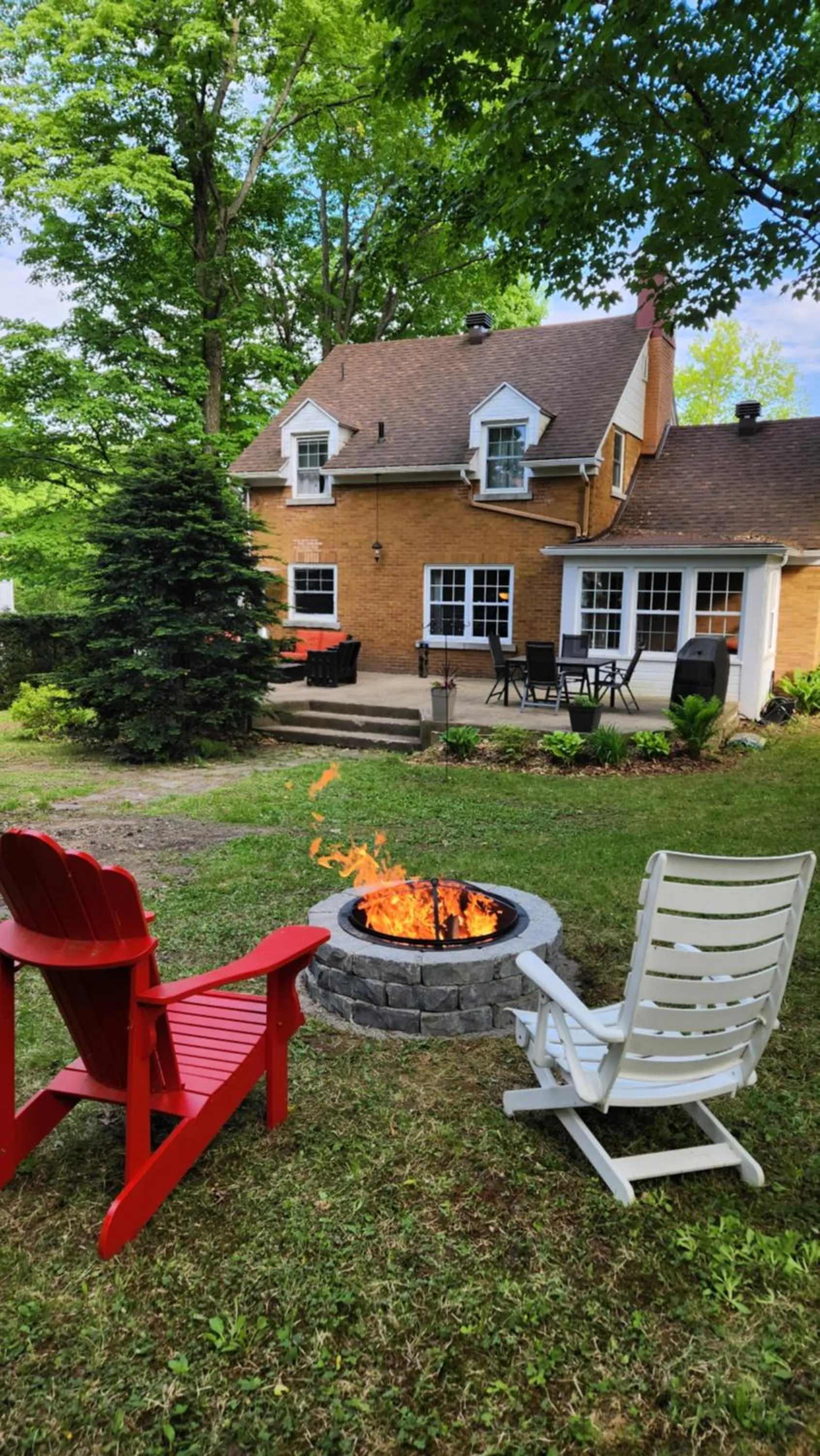 Garden in Gîte La Belle Aventure B&B