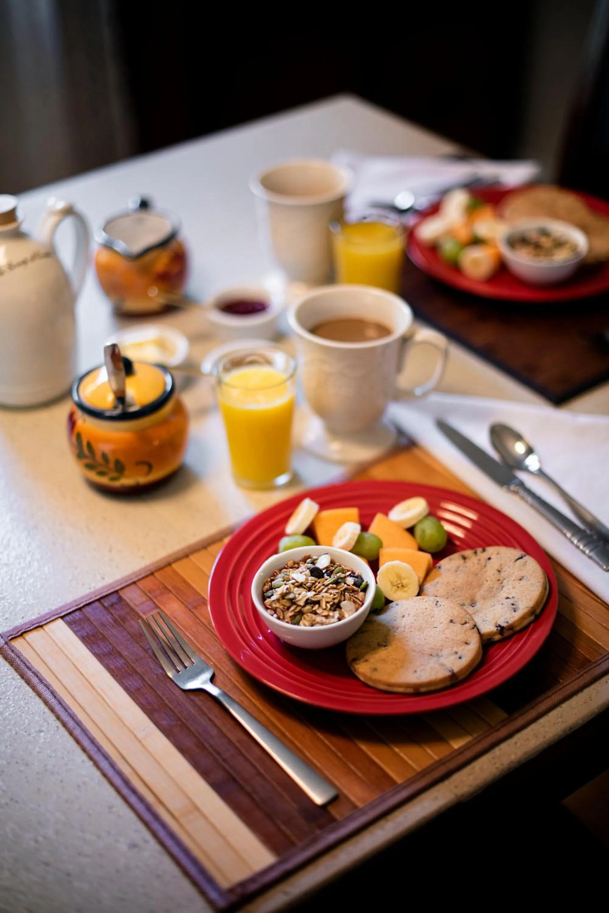 Breakfast in Gîte La Belle Aventure B&B