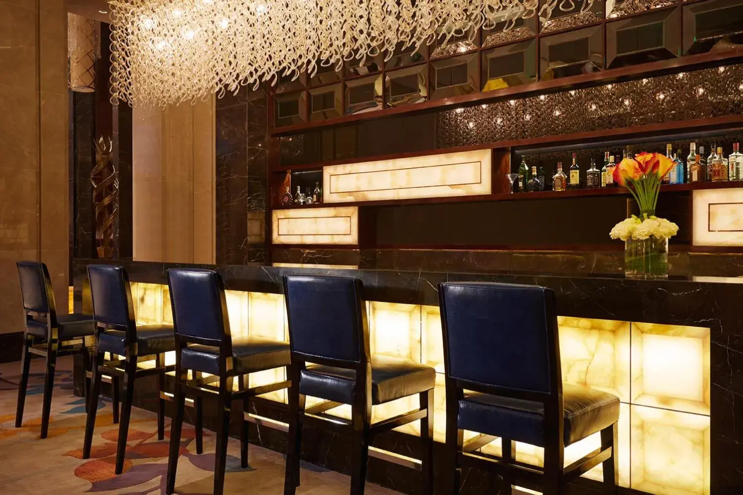 Lounge or bar in Wanda Realm Huaian Lounge or bar in Wanda Realm Huaian