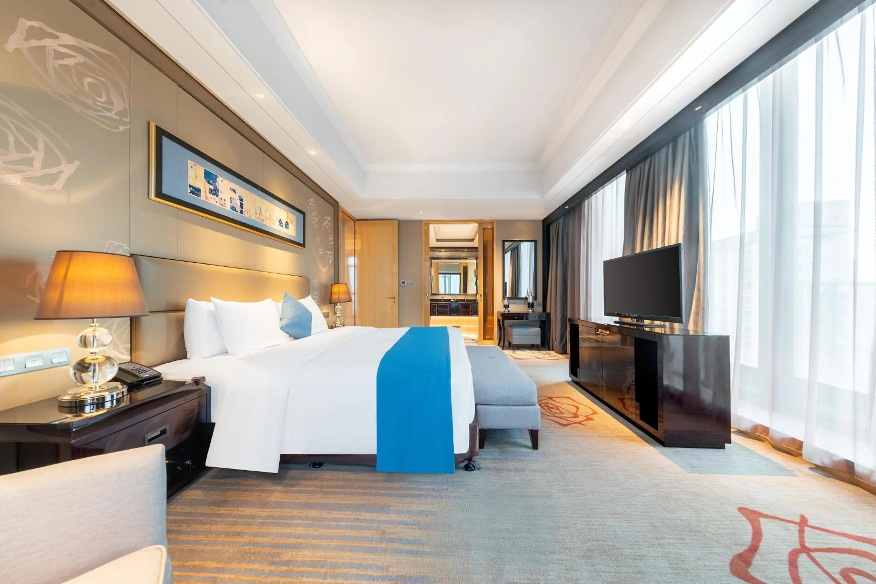 Bedroom in Wanda Realm Huaian