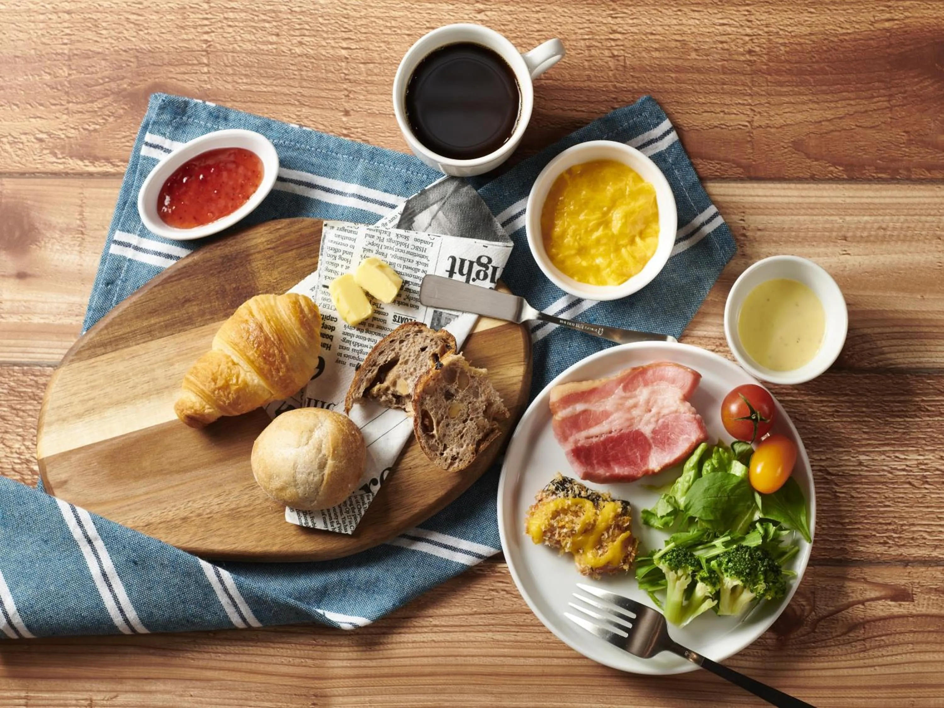 Breakfast in Keio Presso Inn Tokyo Station Yaesu