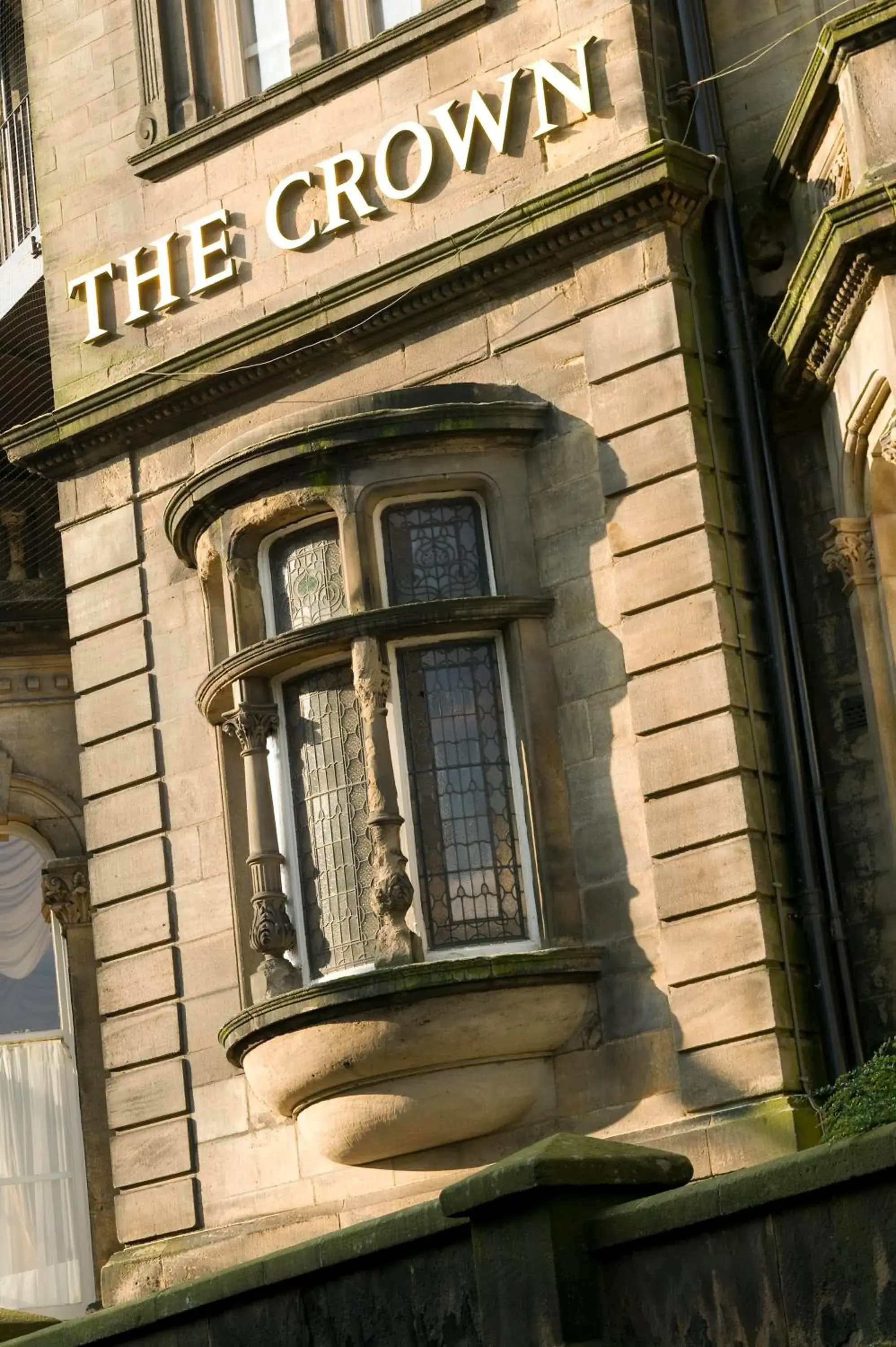 Facade/entrance in The Crown Hotel Facade/entrance in The Crown Hotel