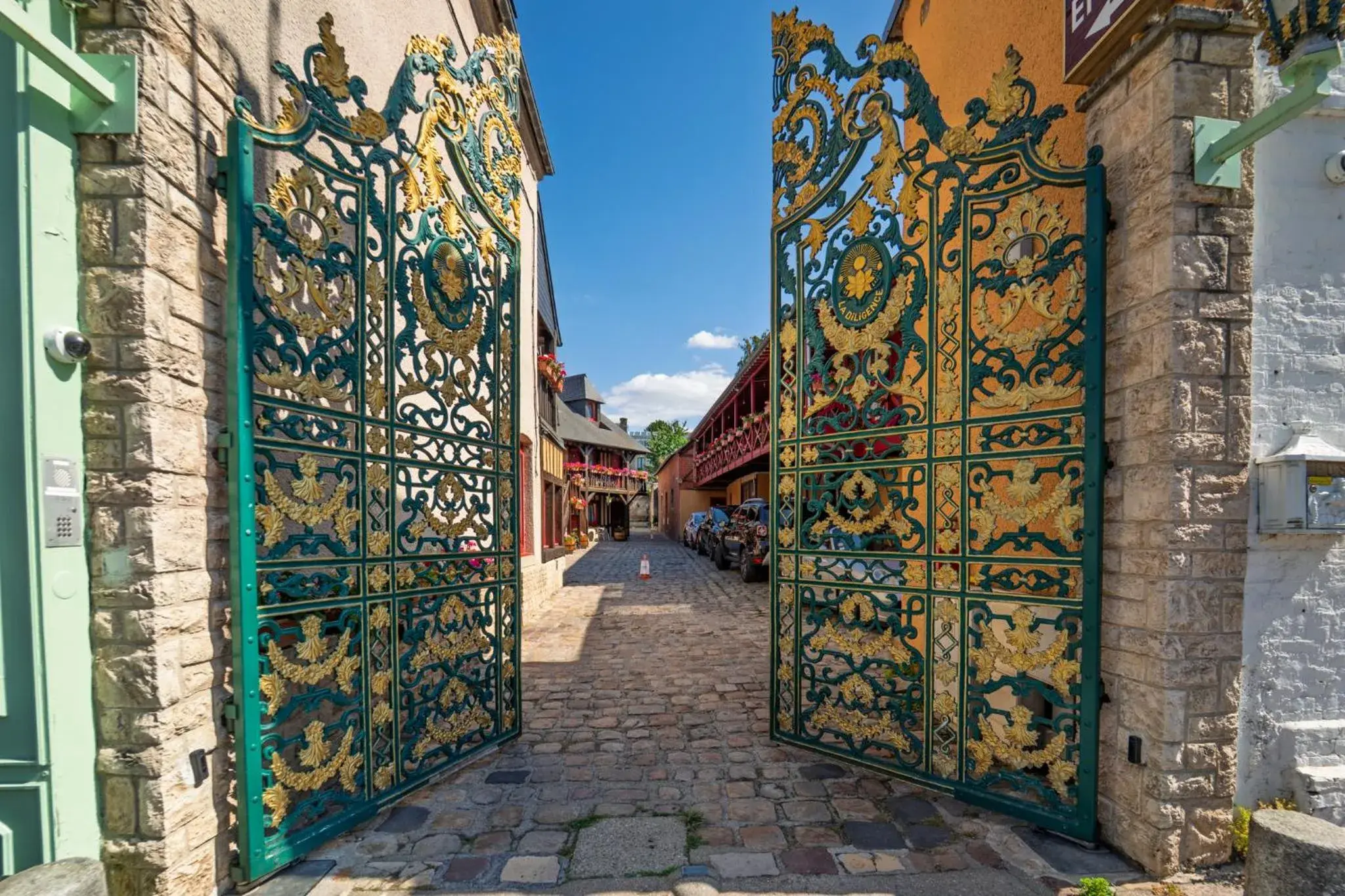 Property building in Hotel La Diligence Property building in Hotel La Diligence