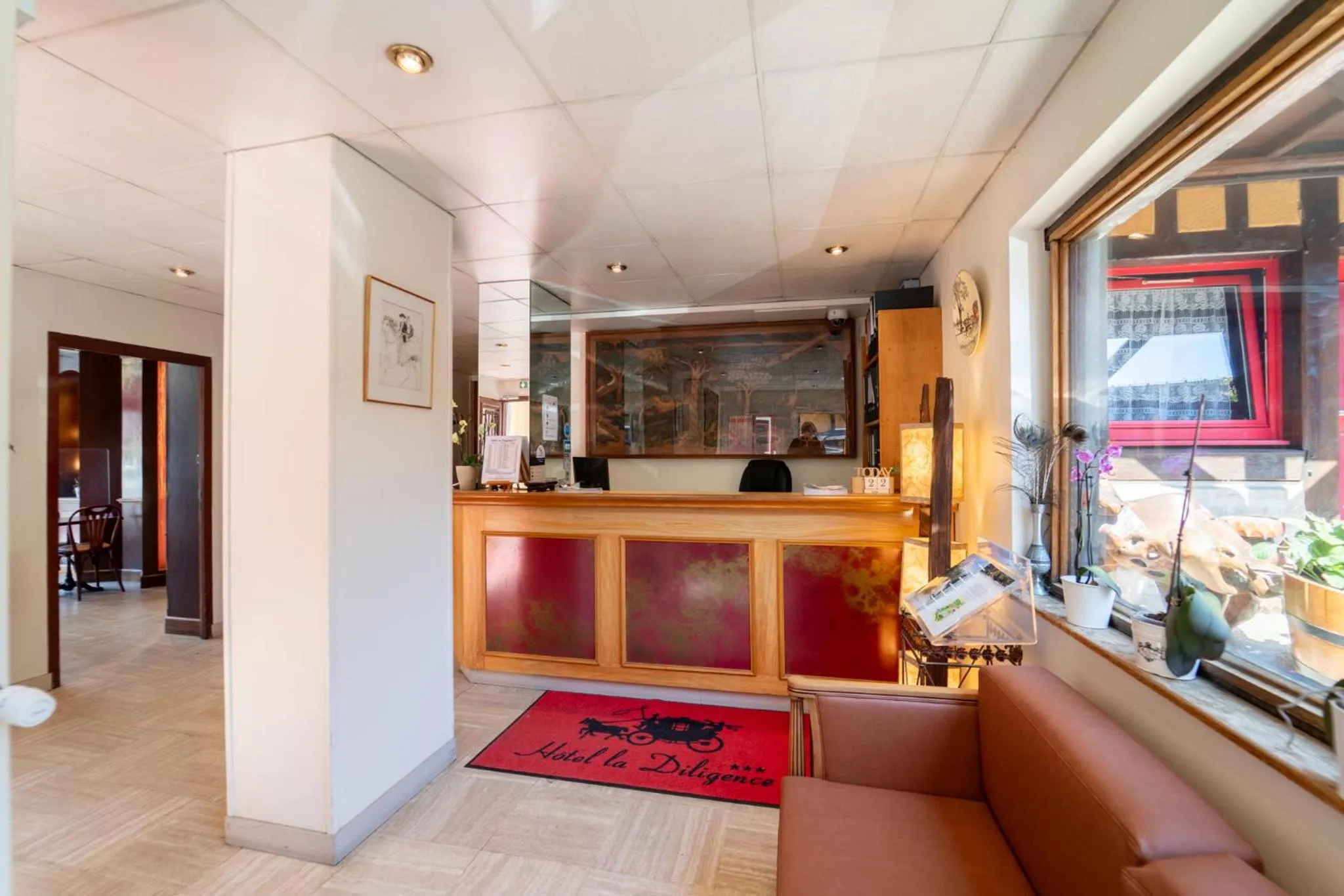 Lobby or reception in Hotel La Diligence