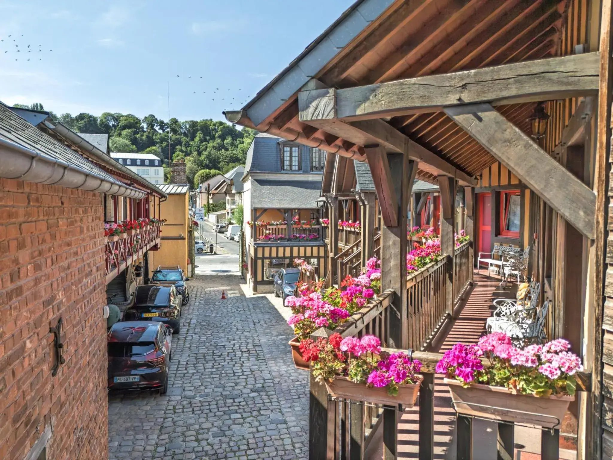 Property building in Hotel La Diligence Property building in Hotel La Diligence