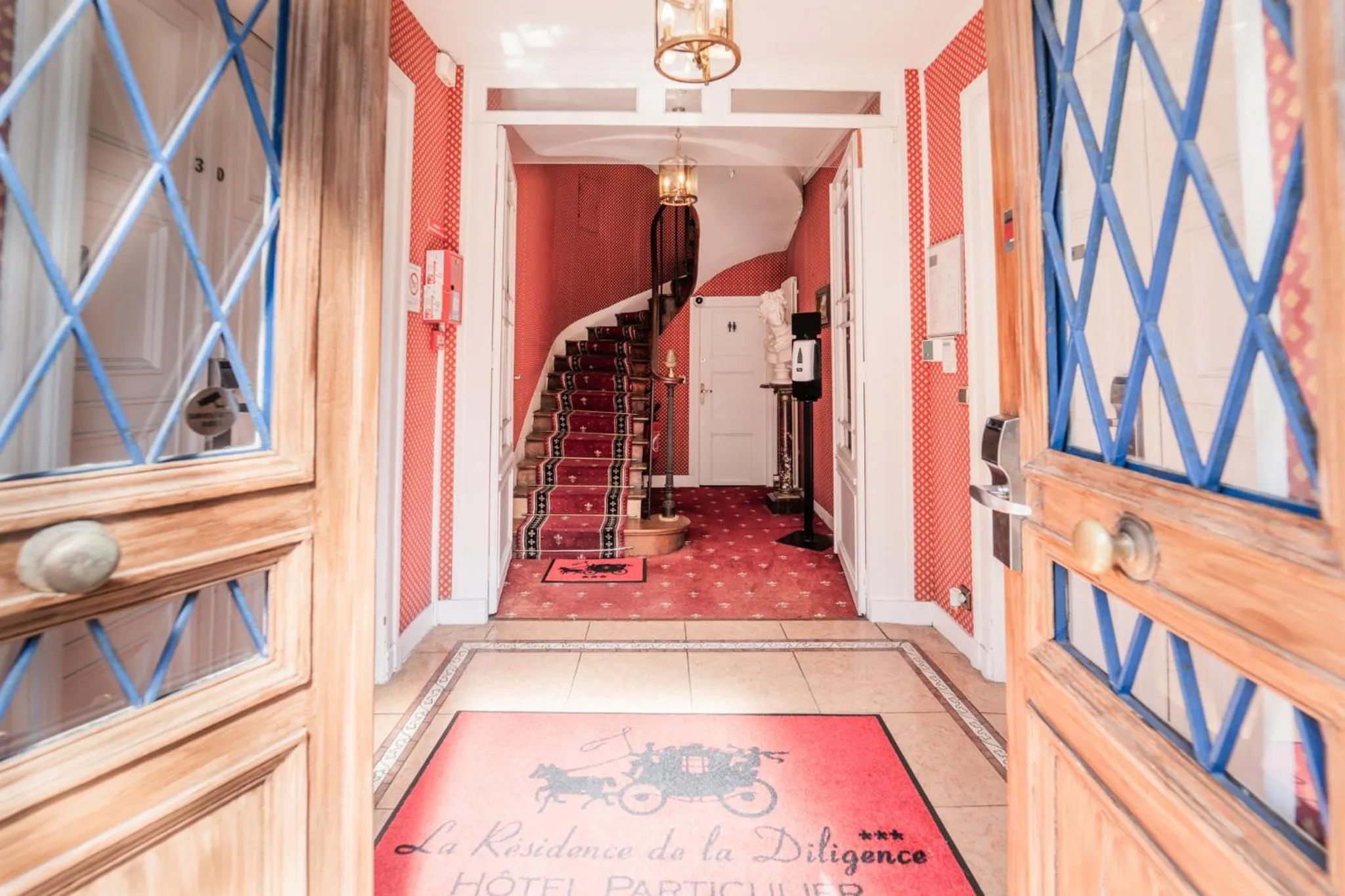 Lobby or reception in Hotel La Diligence