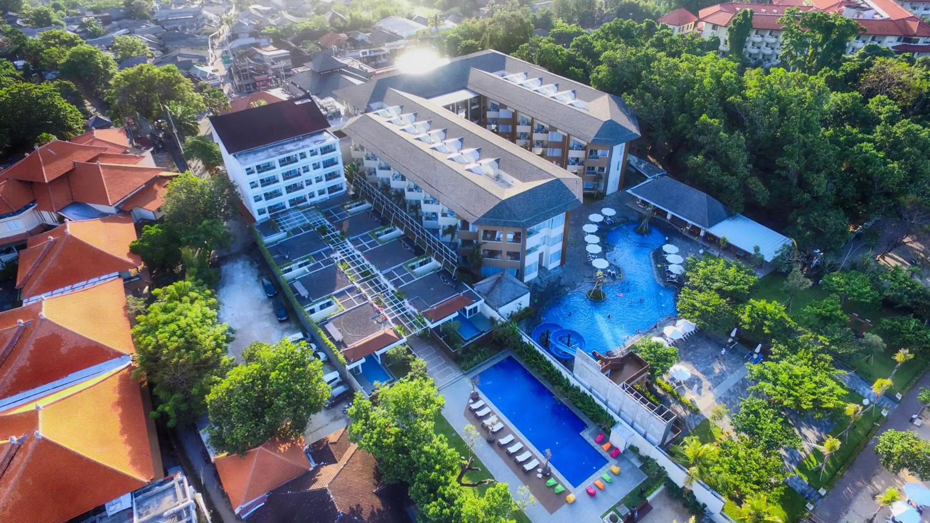 Bird's eye view in Benoa Sea Suites and Villas Bird's eye view in Benoa Sea Suites and Villas