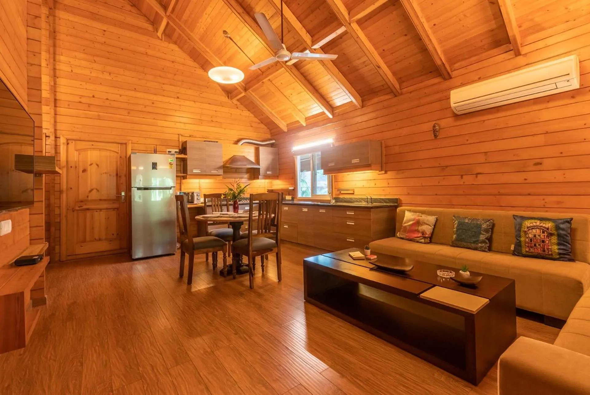 Nature's Abode - The Wooden Villa at Morjim by StayVista