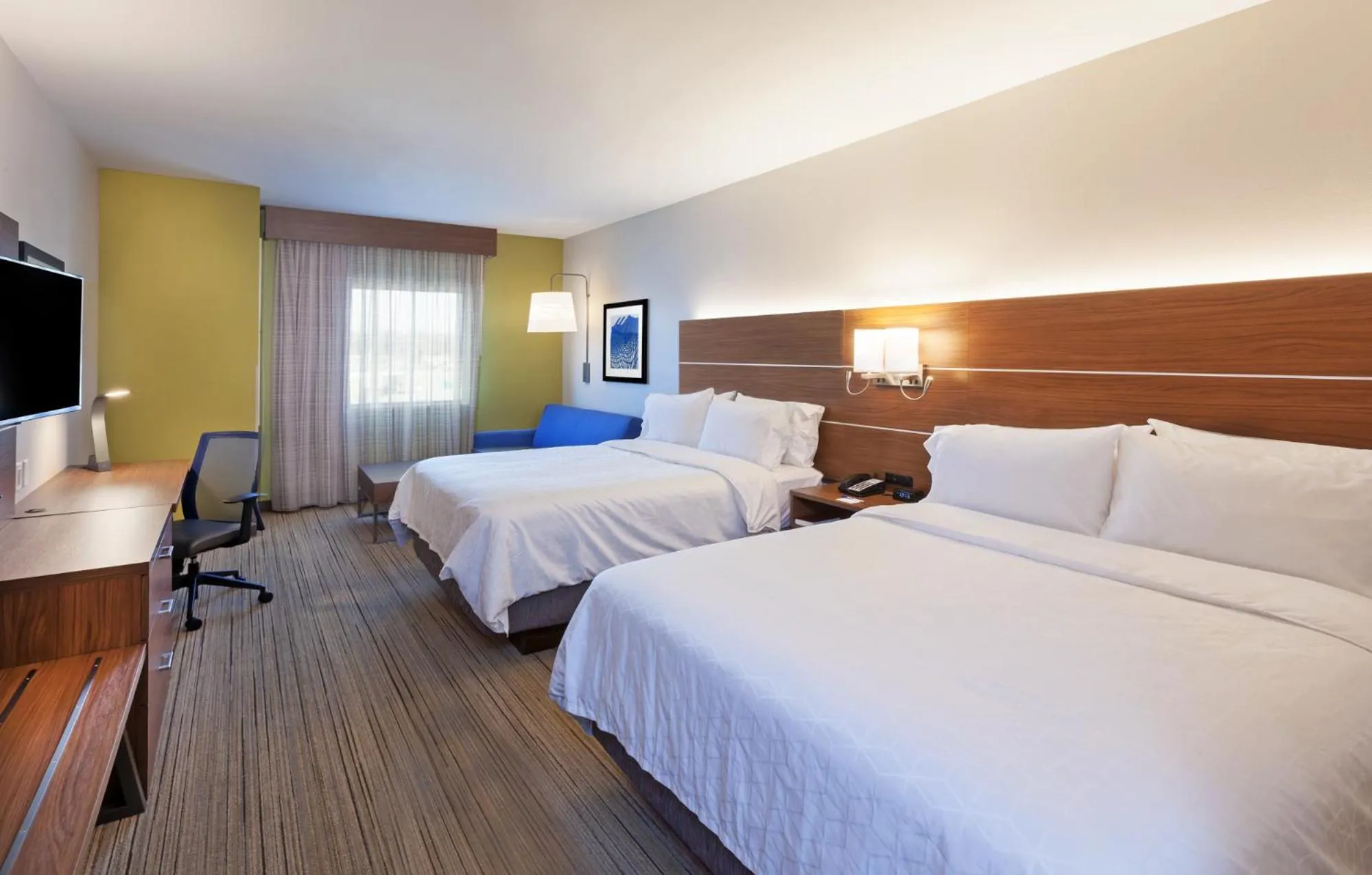 TV and multimedia, Bed in Holiday Inn Express & Suites - Lenexa - Overland Park Area by IHG