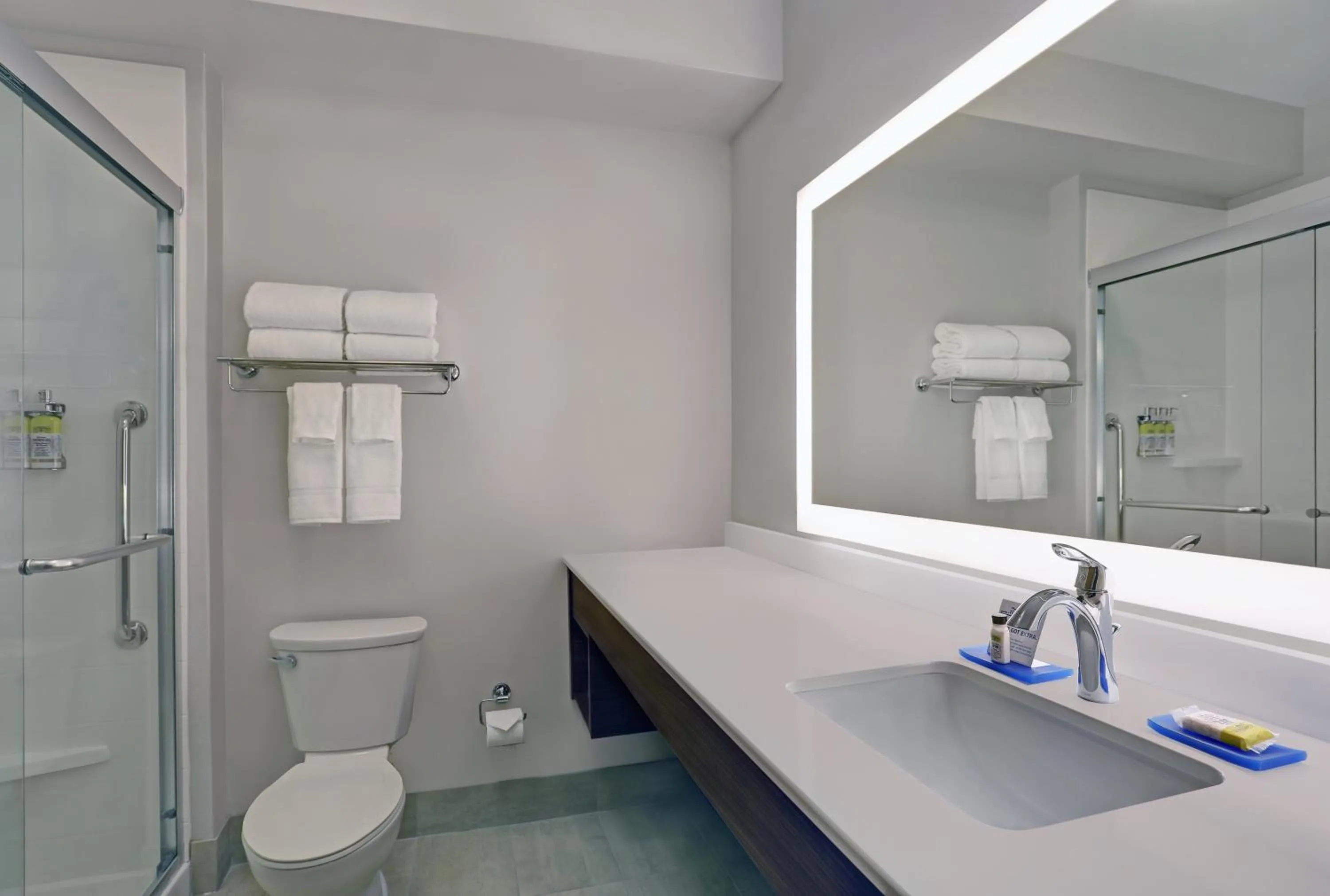 Bathroom in Holiday Inn Express & Suites - Lenexa - Overland Park Area by IHG