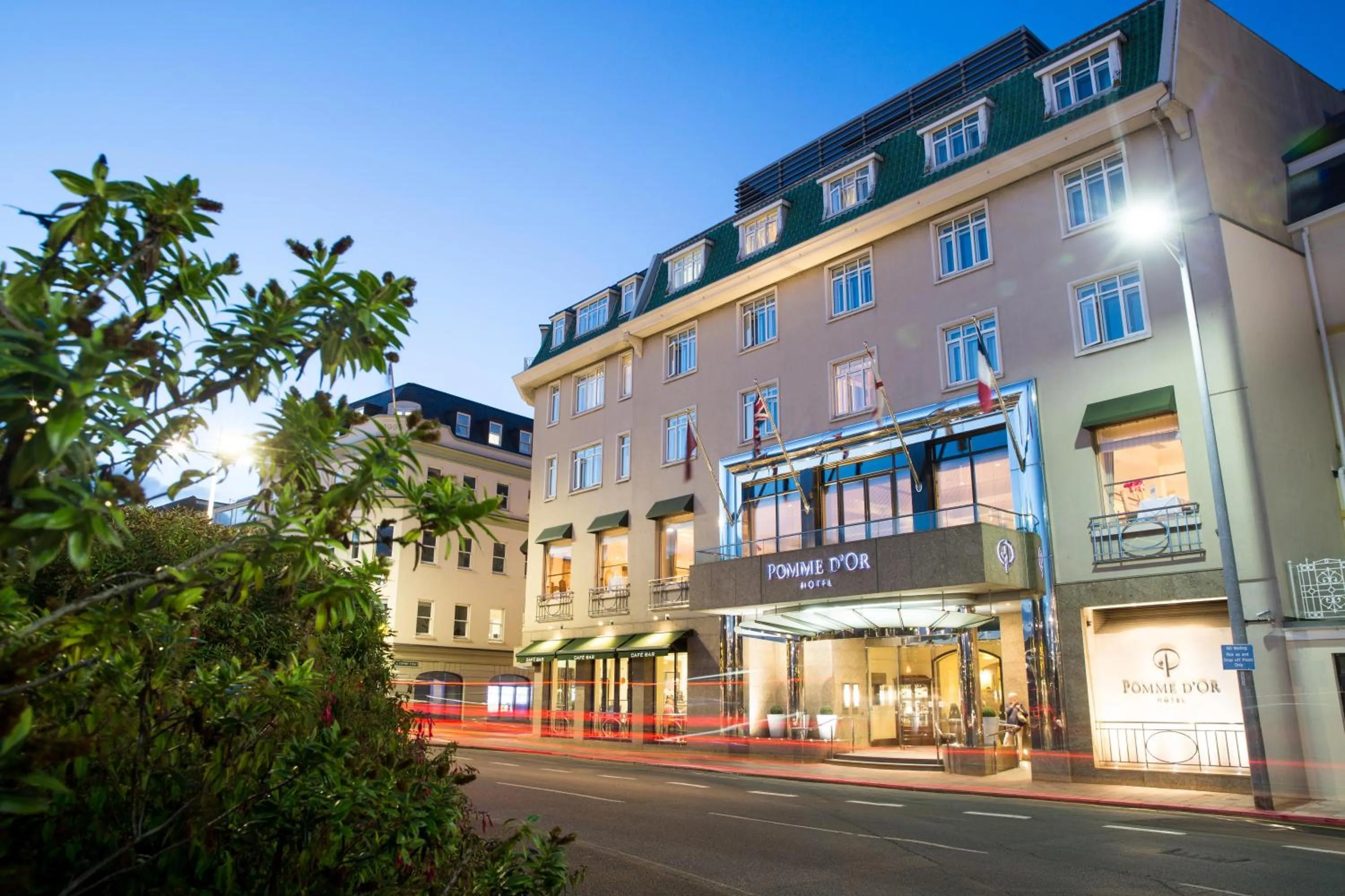 Property building in Pomme d'Or Hotel