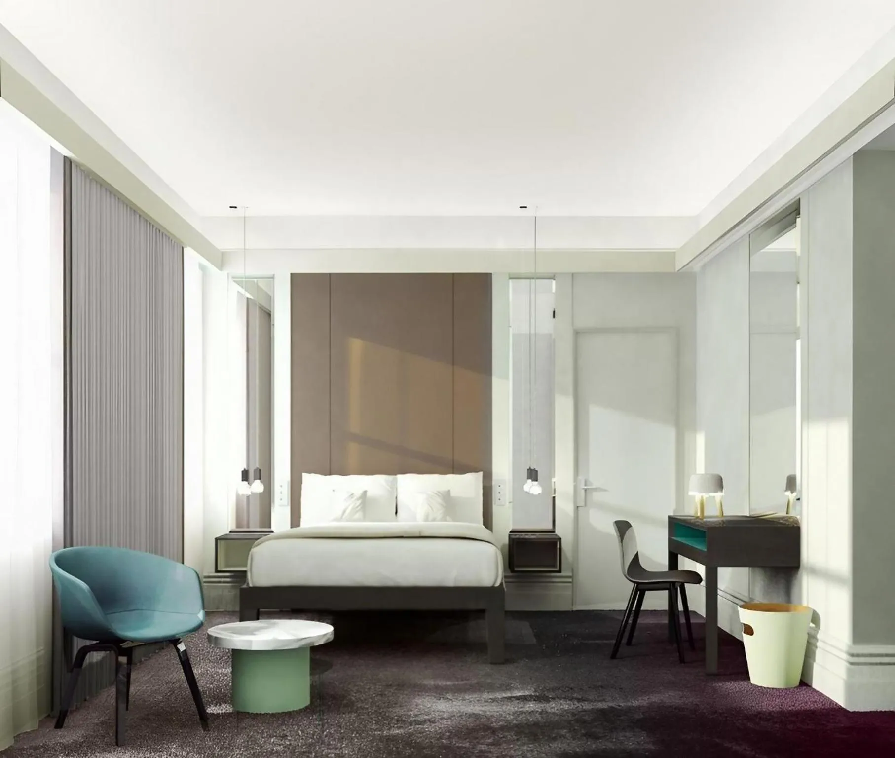 Bedroom, Bed in The Chapter Hotels - Lancaster Gate